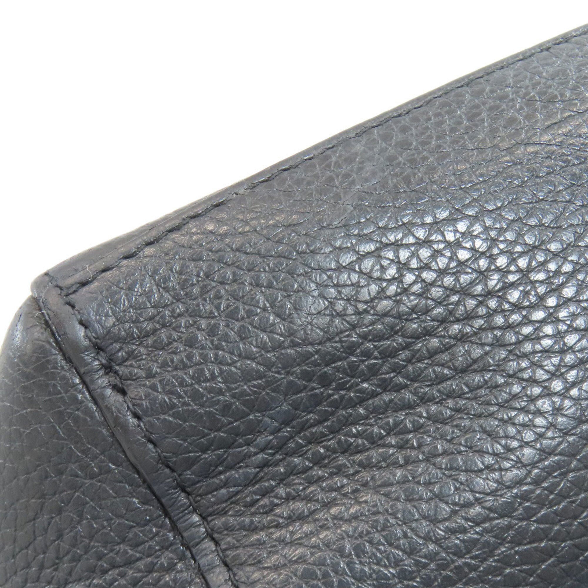 Jimmy Choo Black Leather Tote Bag (Pre-Owned)