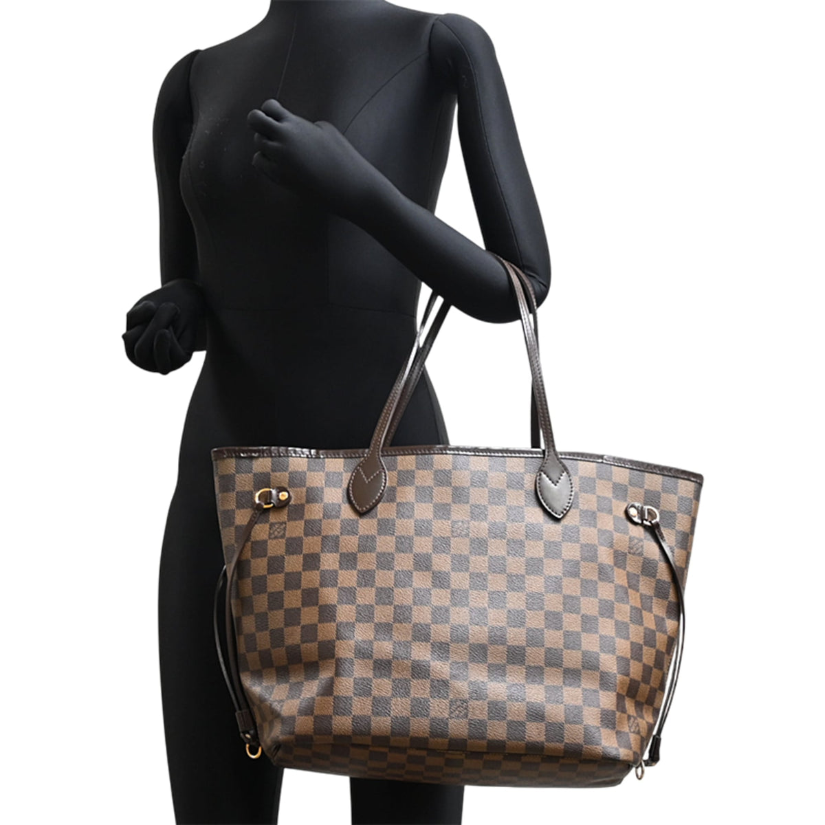 Louis Vuitton Ebene Damier Canvas Tote Bag (Pre-Owned)