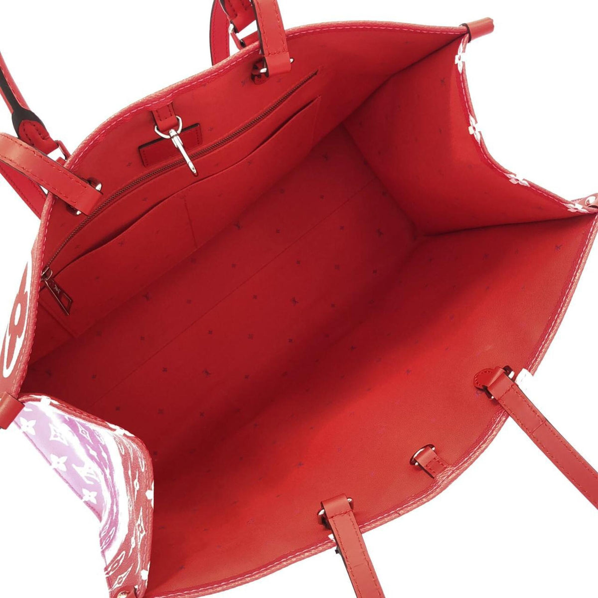 Louis Vuitton Rouge Coated Canvas Handbag (Pre-Owned)