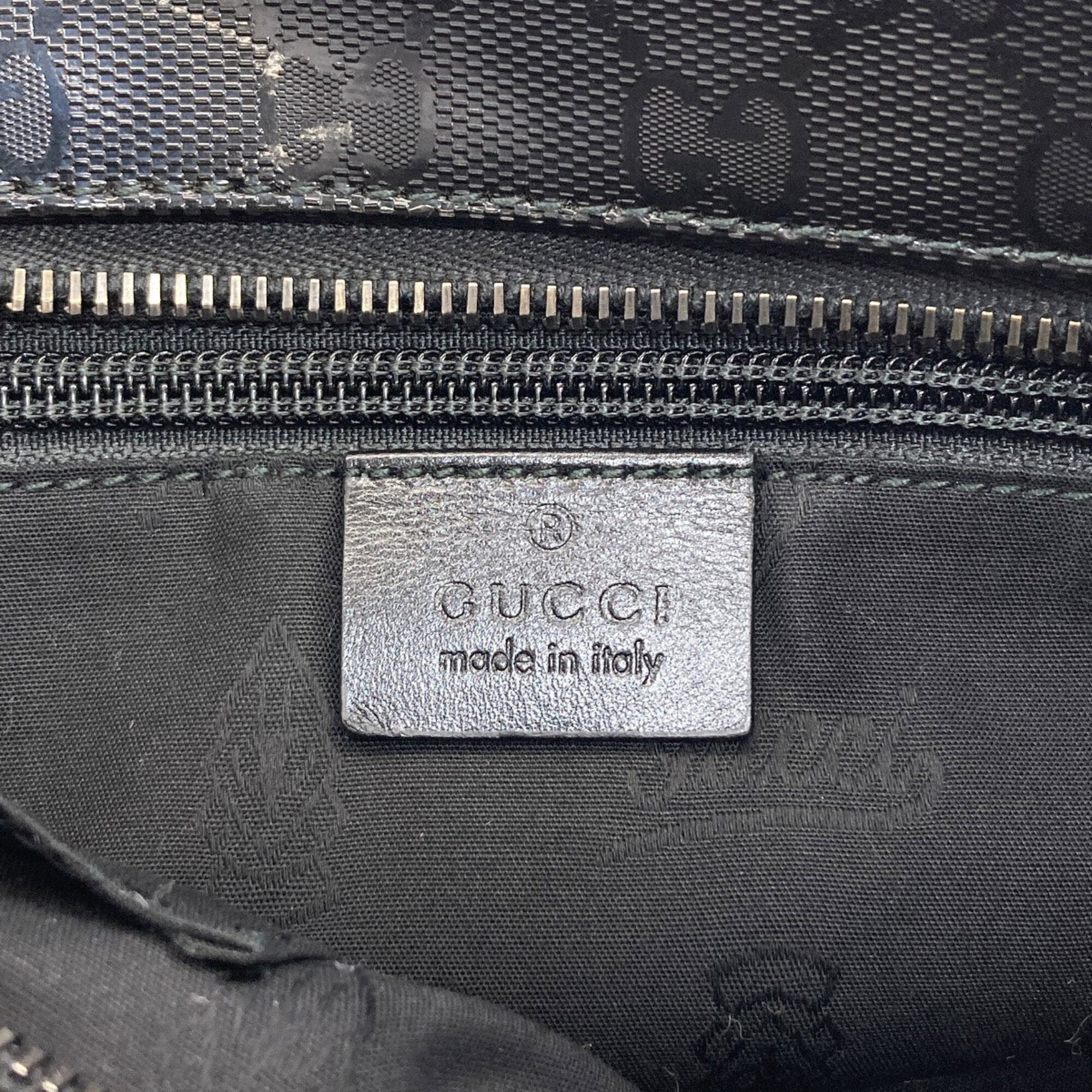 Gucci Black Pvc Shoulder Bag (Pre-Owned)