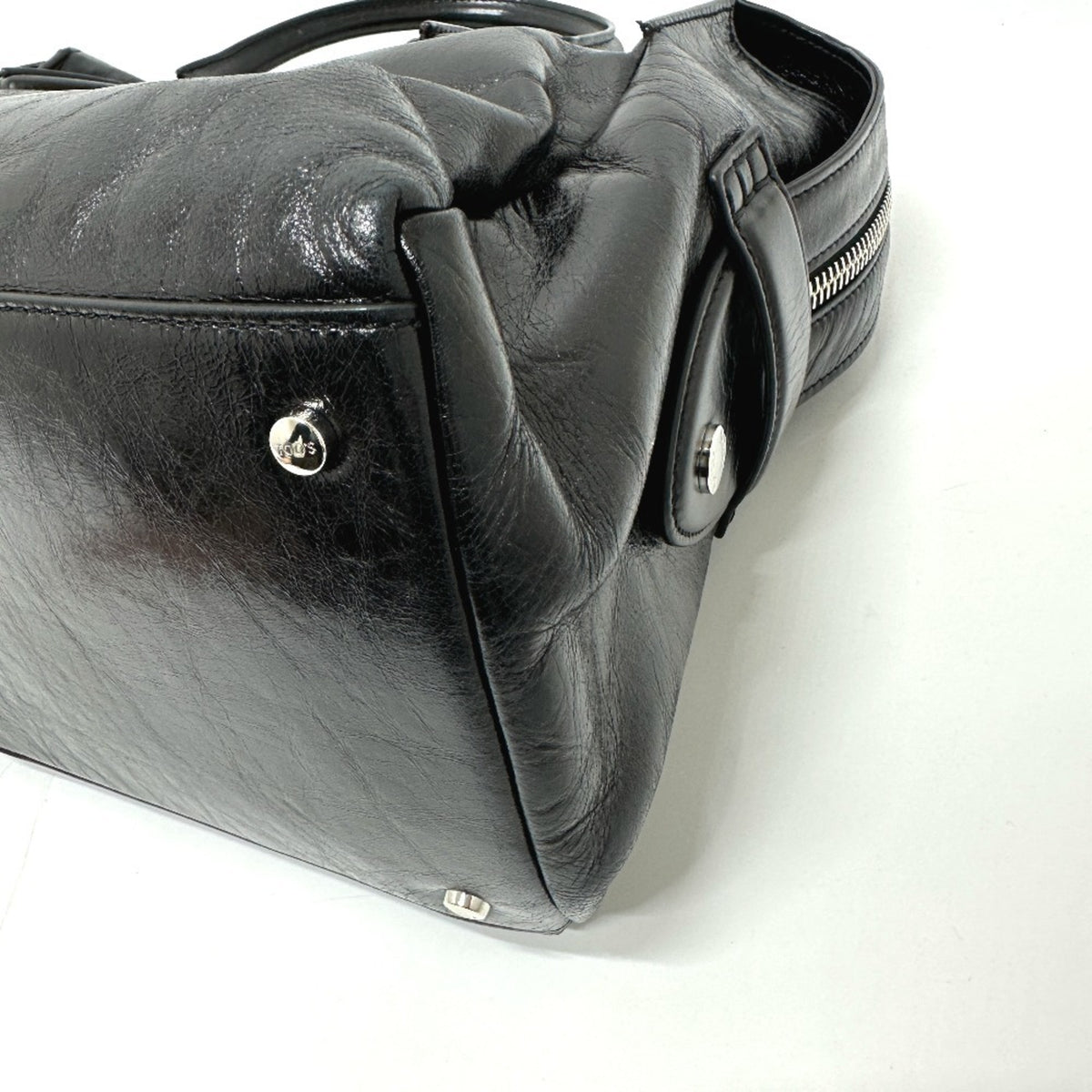 Tod's Black Leather Handbag (Pre-Owned)