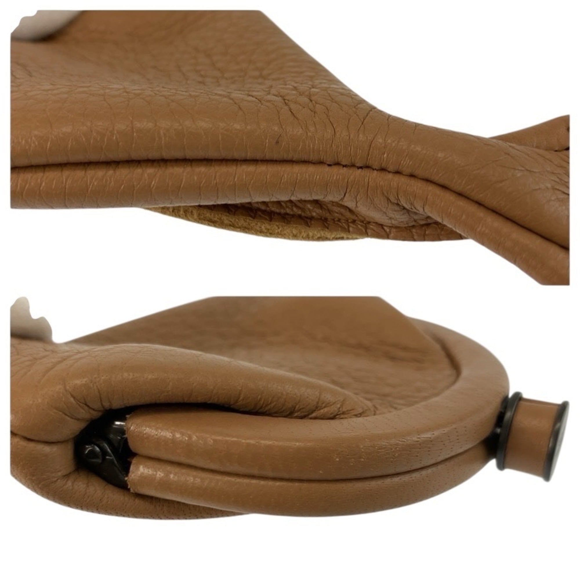 Bottega Veneta Brown Leather Coin Purse/Coin Case (Pre-Owned)
