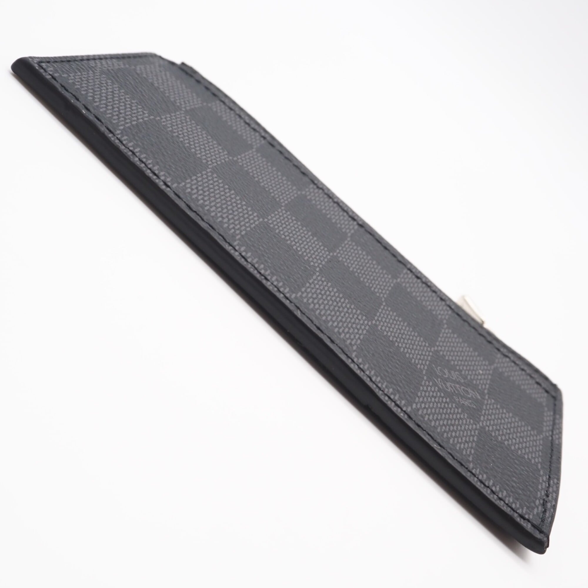 Louis Vuitton Damier Graphite Black Gray Coated Canvas Leather Coin Purse/Coin Case (Pre-Owned)