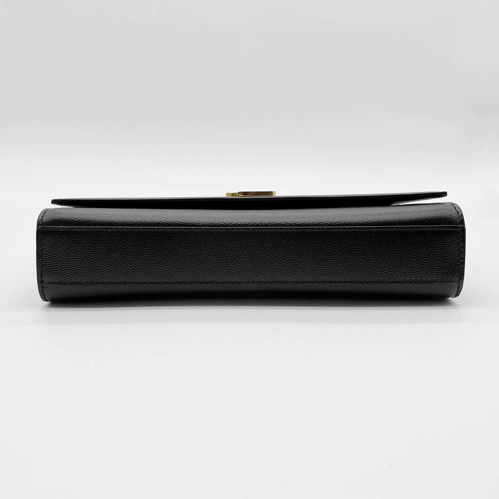 Saint Laurent Black Leather Shoulder Bag (Pre-Owned)