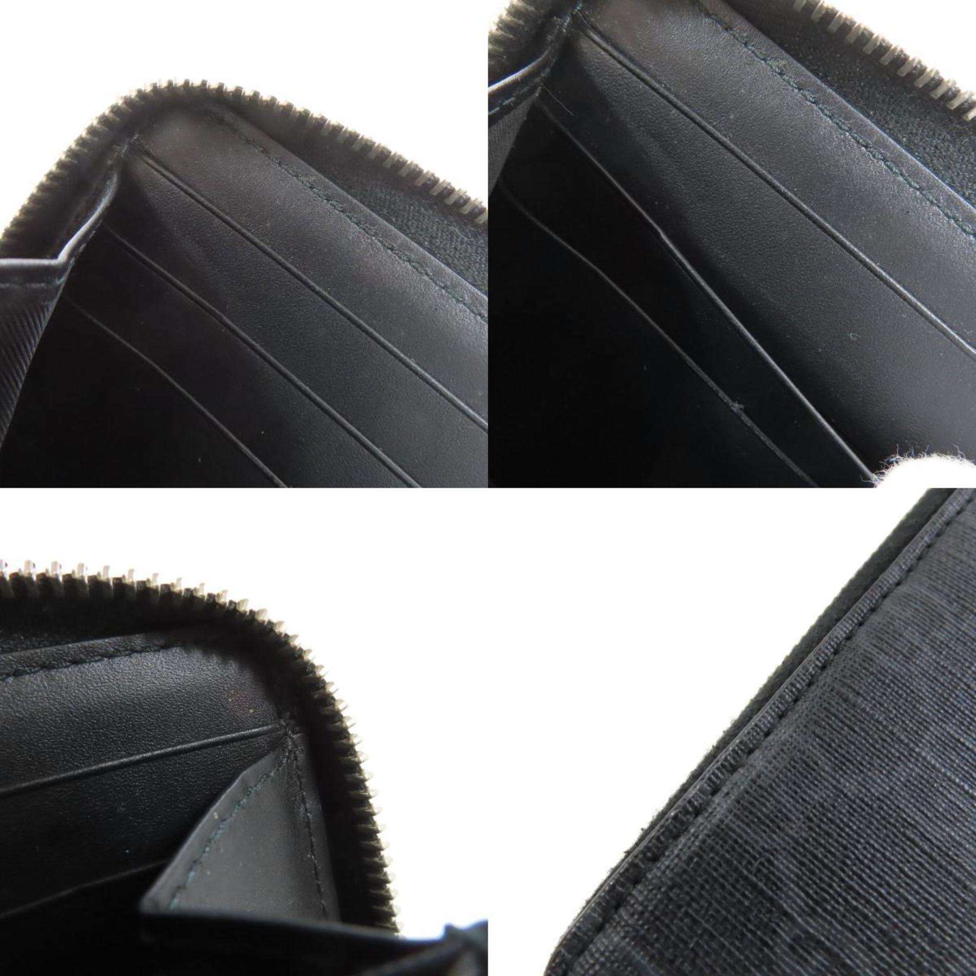 Gucci Black Pvc Long Wallet (Bi-Fold) (Pre-Owned)