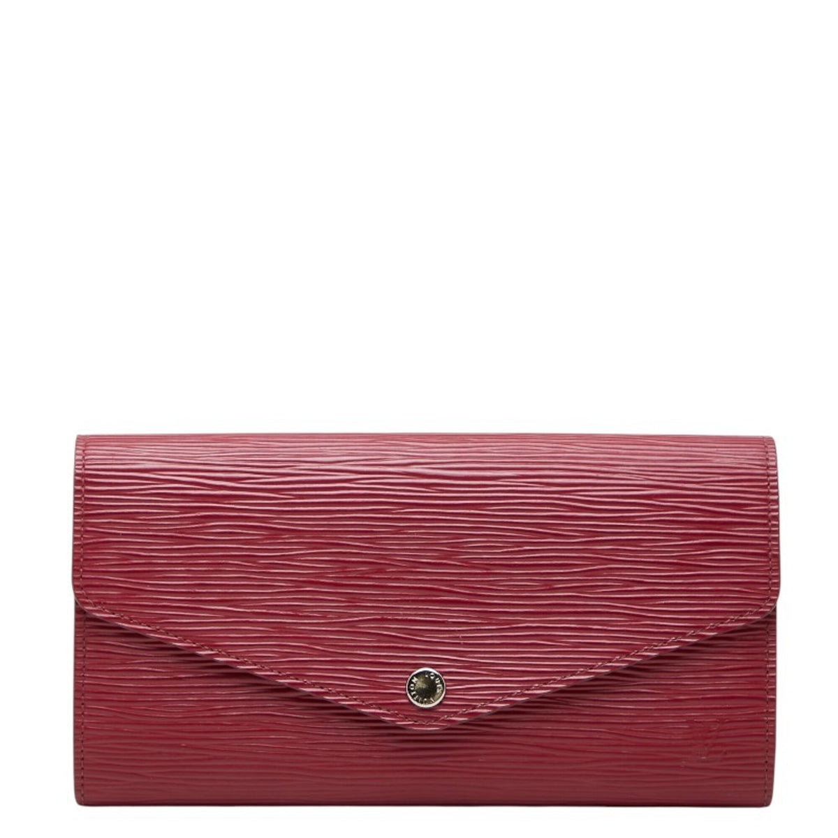 Louis Vuitton Fuchsia Pink Leather Long Wallet (Bi-Fold) (Pre-Owned)