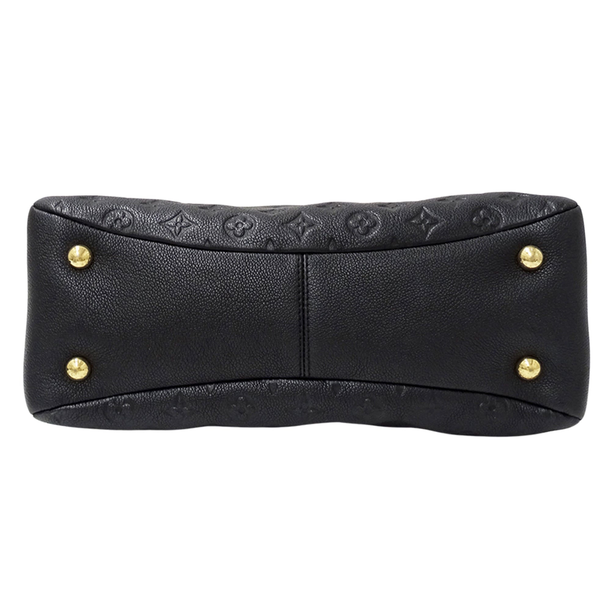 Louis Vuitton Black Galle Monogram Noir Monogram Empreinte Handbag Shoulder Bag (Pre-Owned)