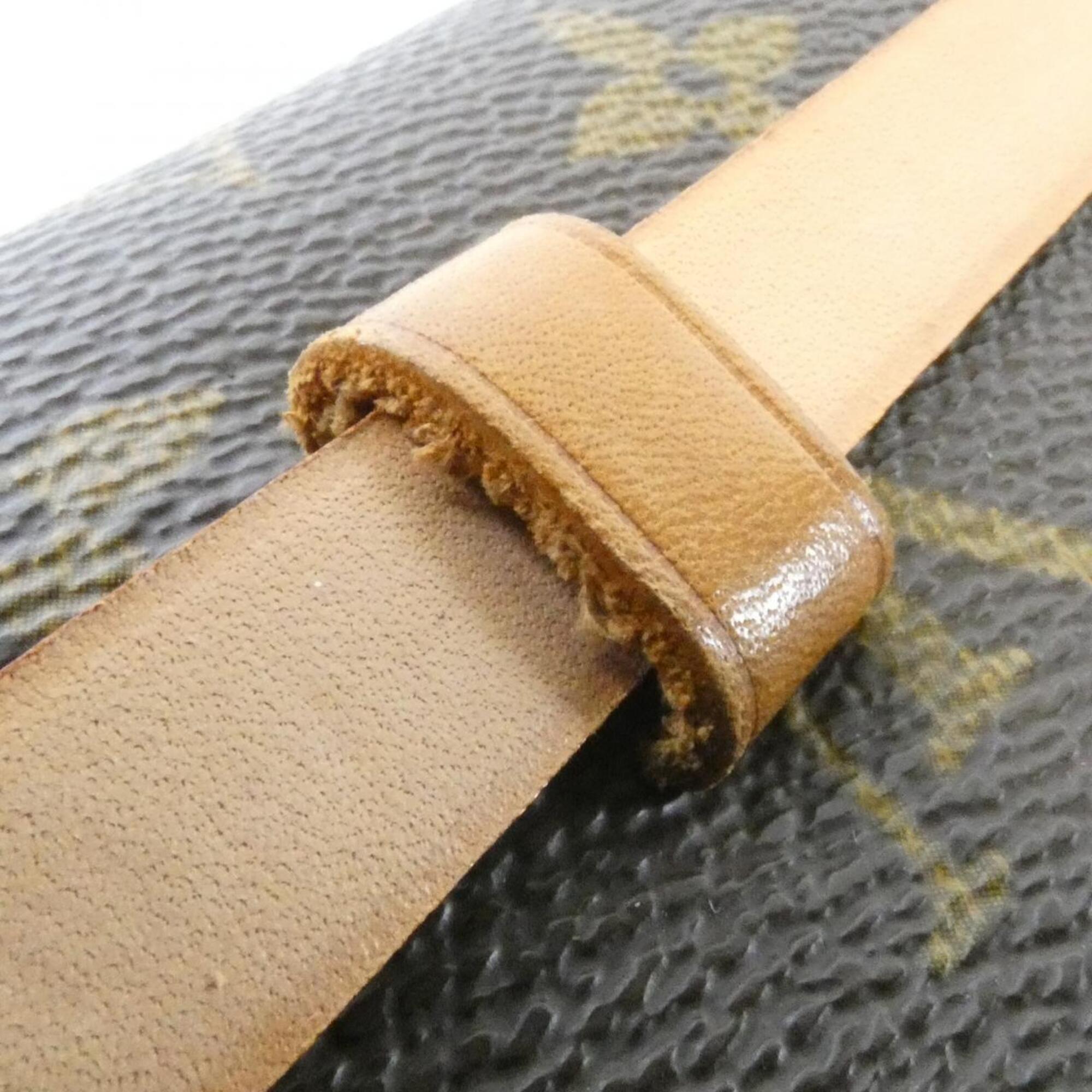 Louis Vuitton Marron Monogram Coated Canvas Fanny Pack Pochette (Pre-Owned)