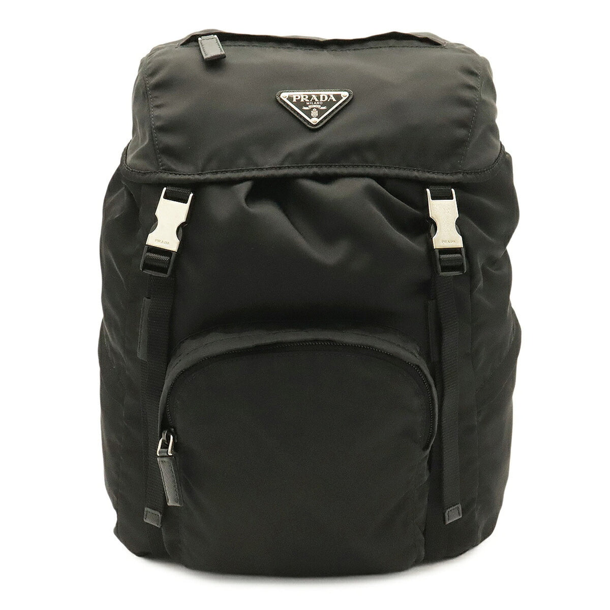 Prada Black Nero Nylon Backpack Shoulder Bag (Pre-Owned)