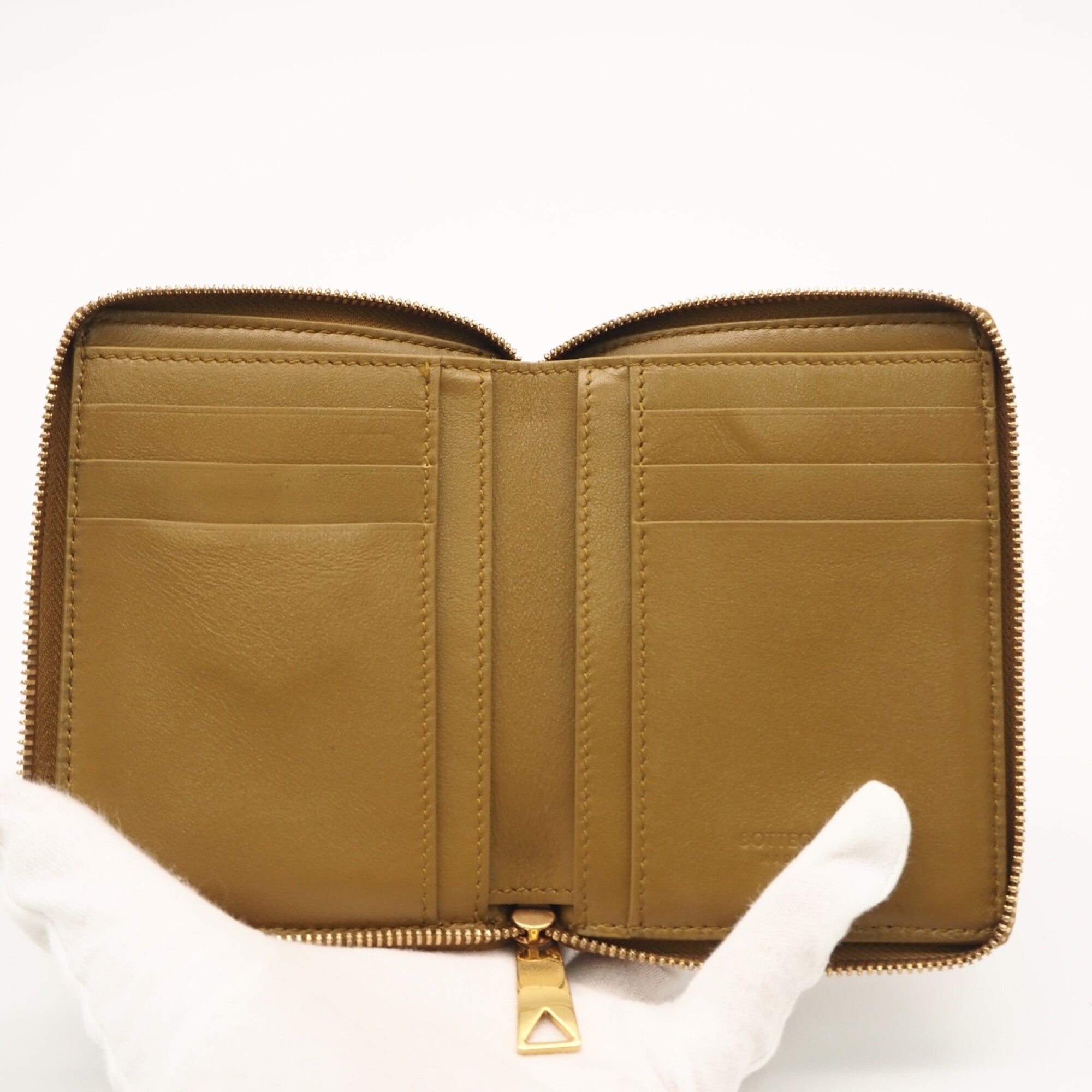 Bottega Veneta Brown Leather Wallet (Bi-Fold) (Pre-Owned)