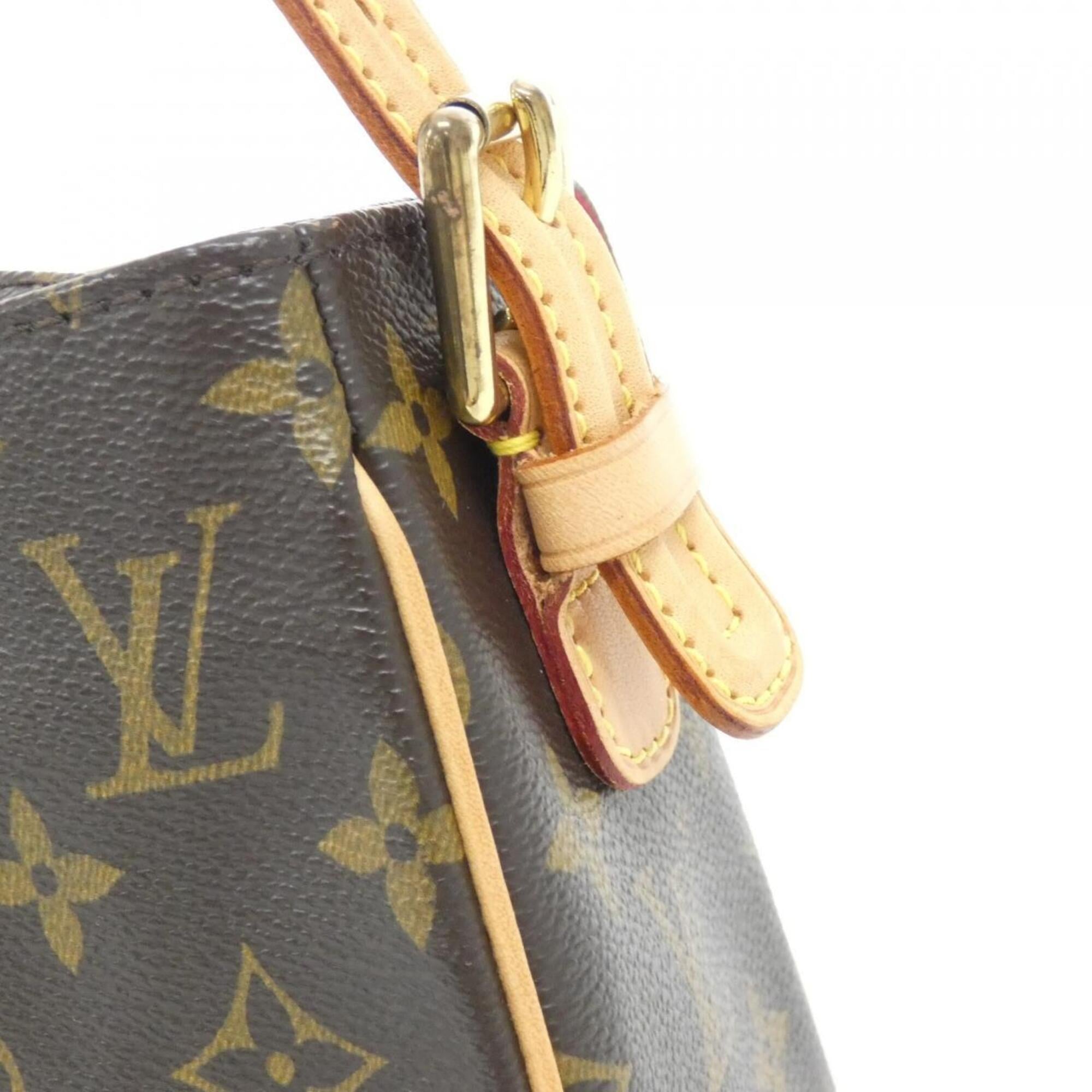 Louis Vuitton Brown Coated Canvas Shoulder Bag (Pre-Owned)