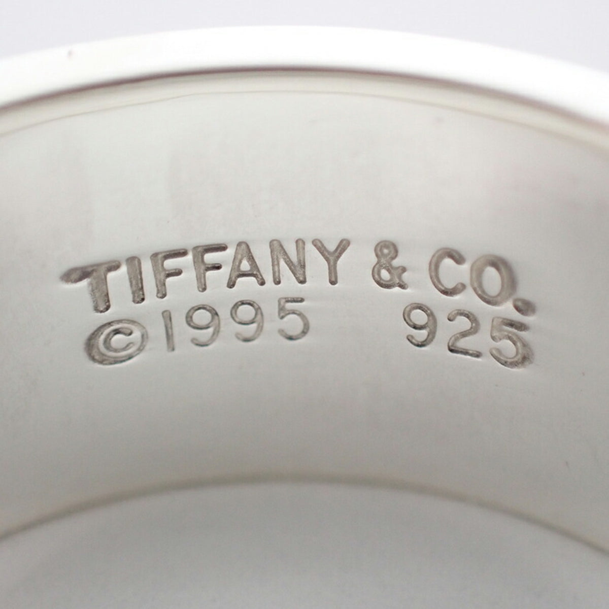 Tiffany Sterling Silver 925 Band Ring (Pre-Owned)
