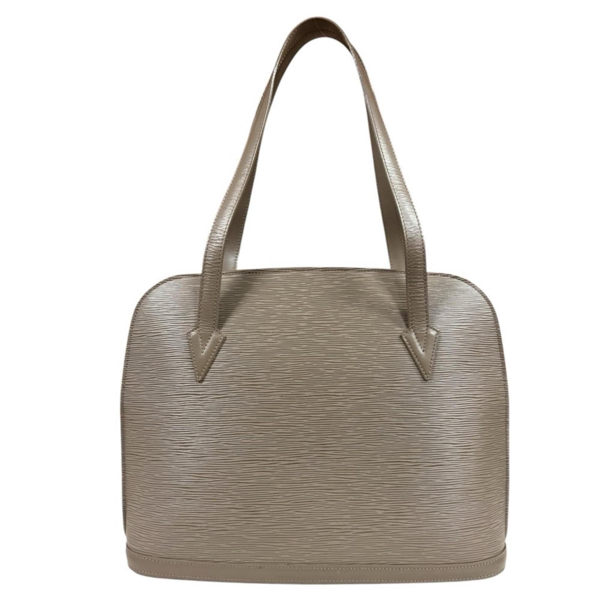 Louis Vuitton Gray Epi Leather Shoulder Bag (Pre-Owned)