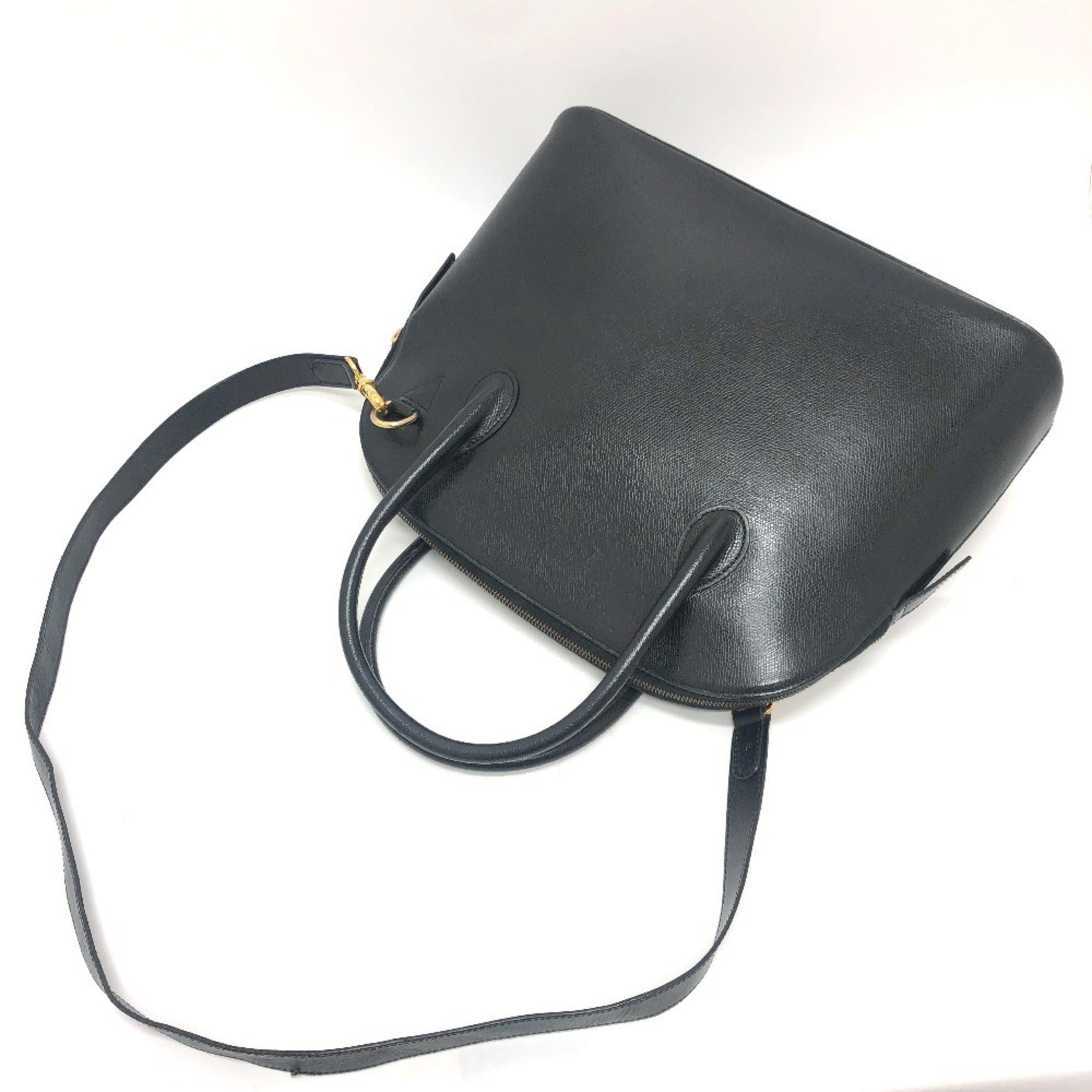 Celine Black Leather Handbag Tote Bag (Pre-Owned)
