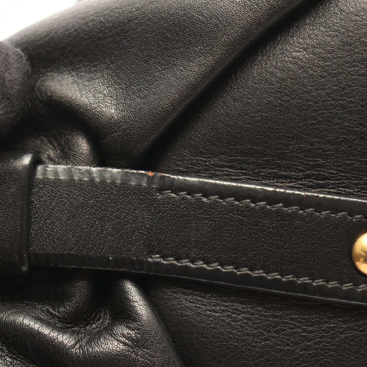 Prada Black Leather Handbag (Pre-Owned)