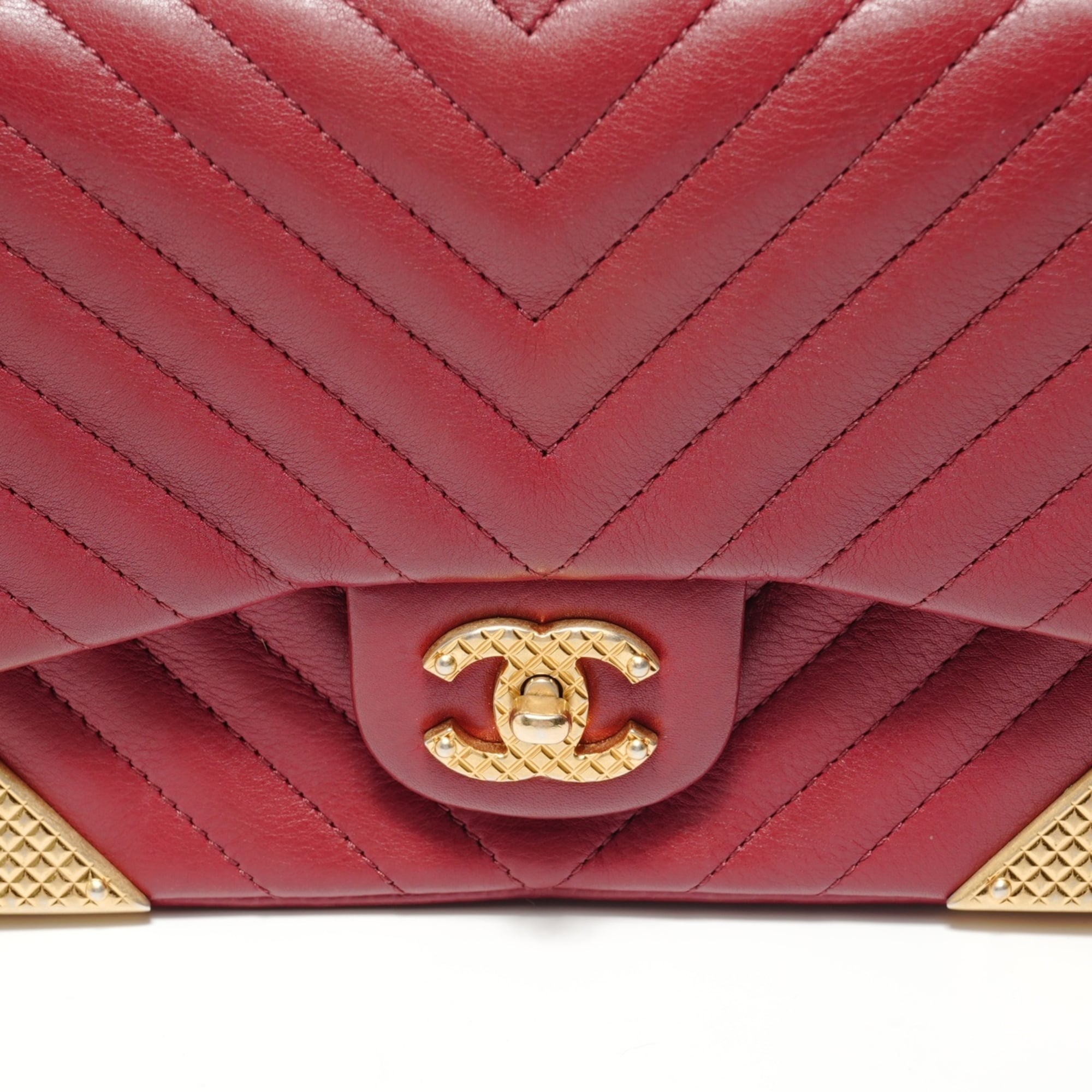 Chanel Red Color Shoulder Bag (Pre-Owned)