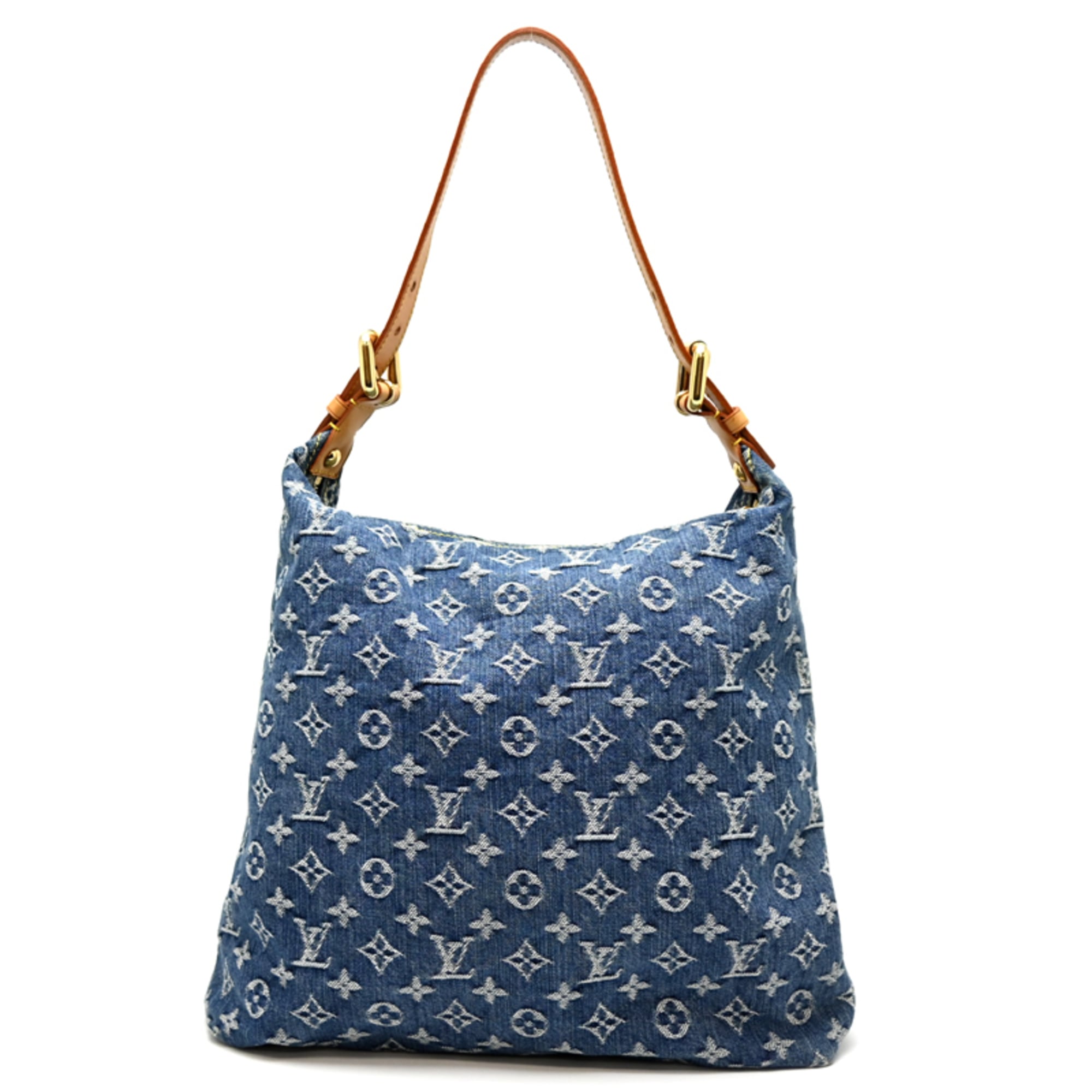 Louis Vuitton Blue Monogram Denim Shoulder Bag (Pre-Owned)