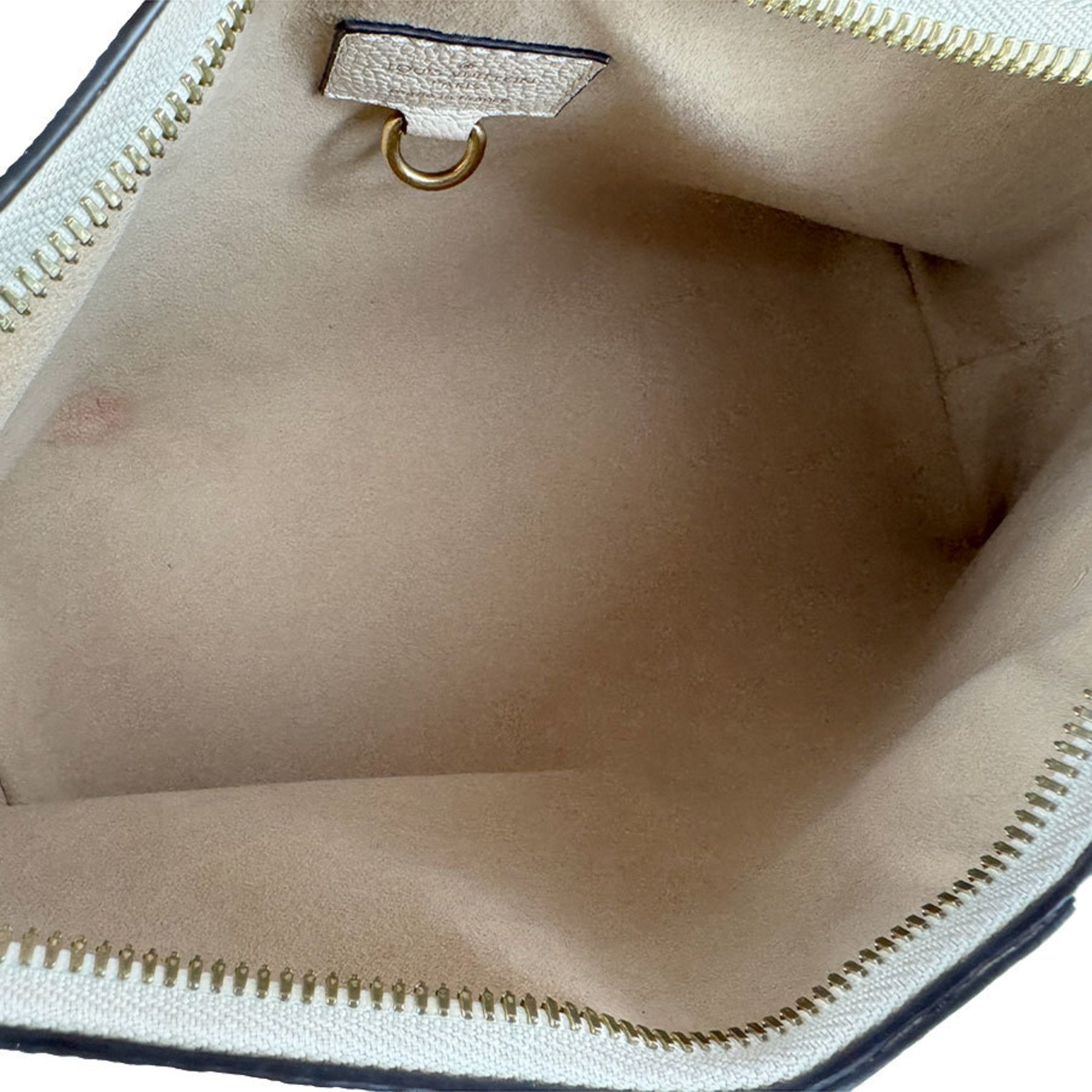 Louis Vuitton Cream Monogram Empreinte Shoulder Bag (Pre-Owned)