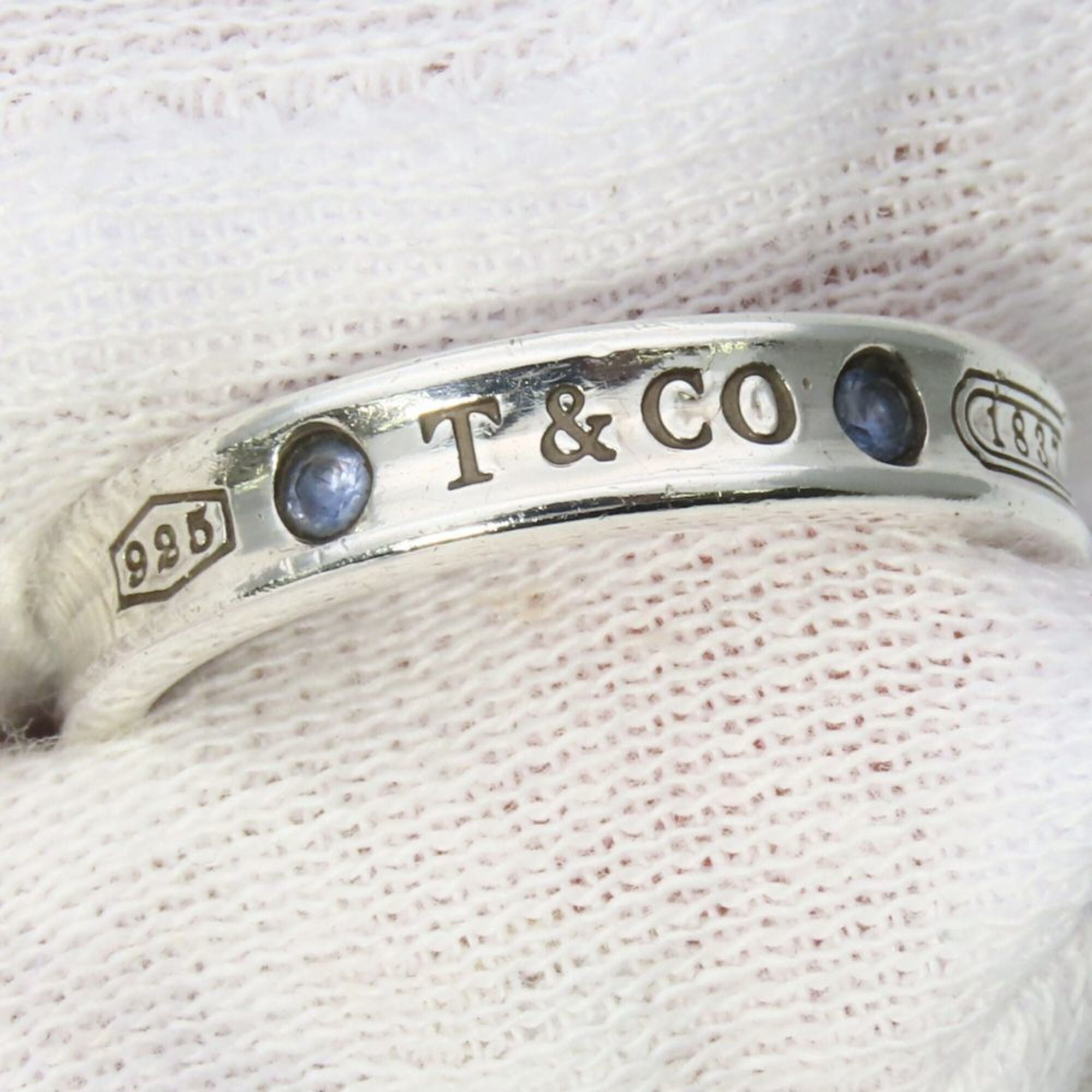 Tiffany Silver Silver 925 Band Ring (Pre-Owned)