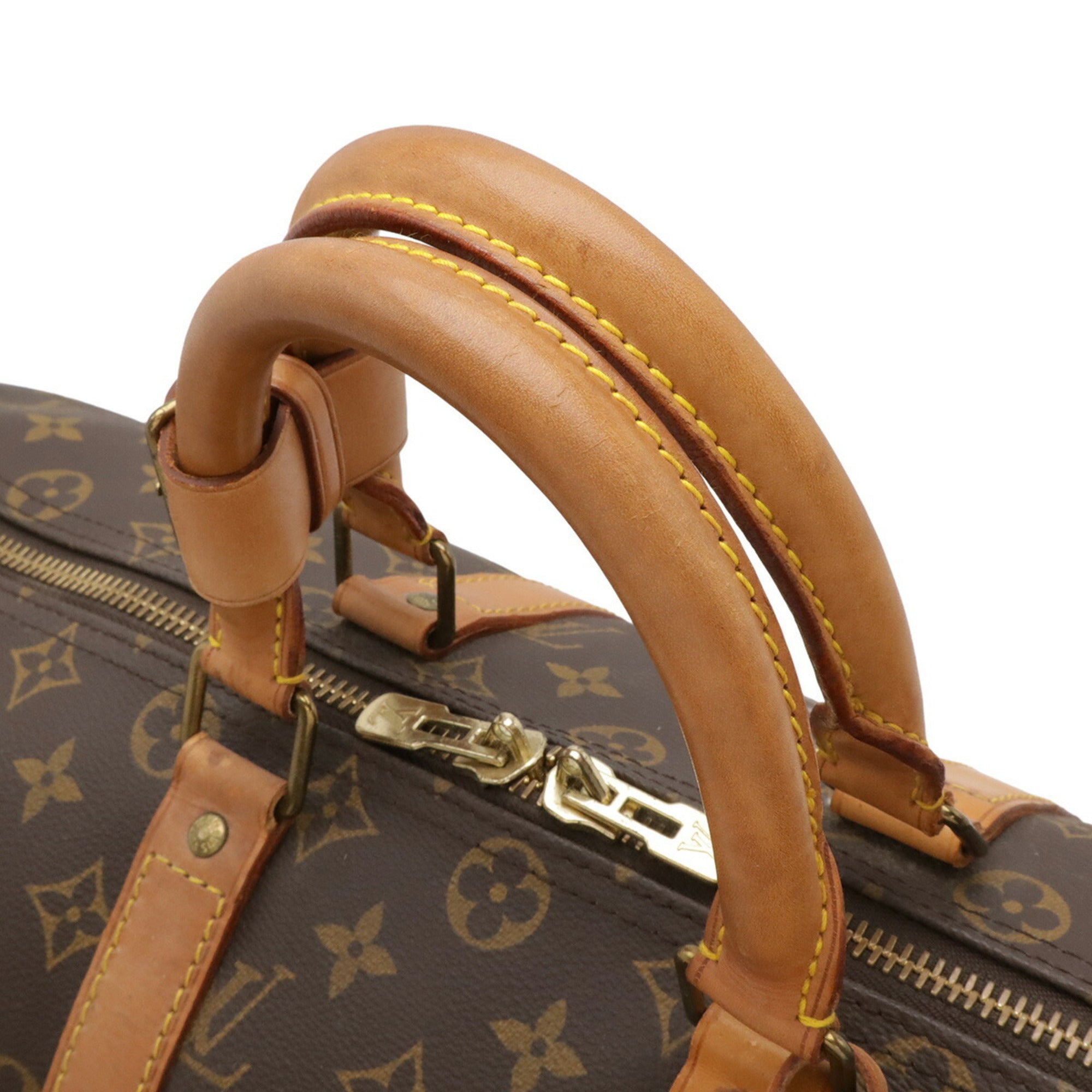 Louis Vuitton Brown Monogram Canvas Boston Bag Handbag (Pre-Owned)