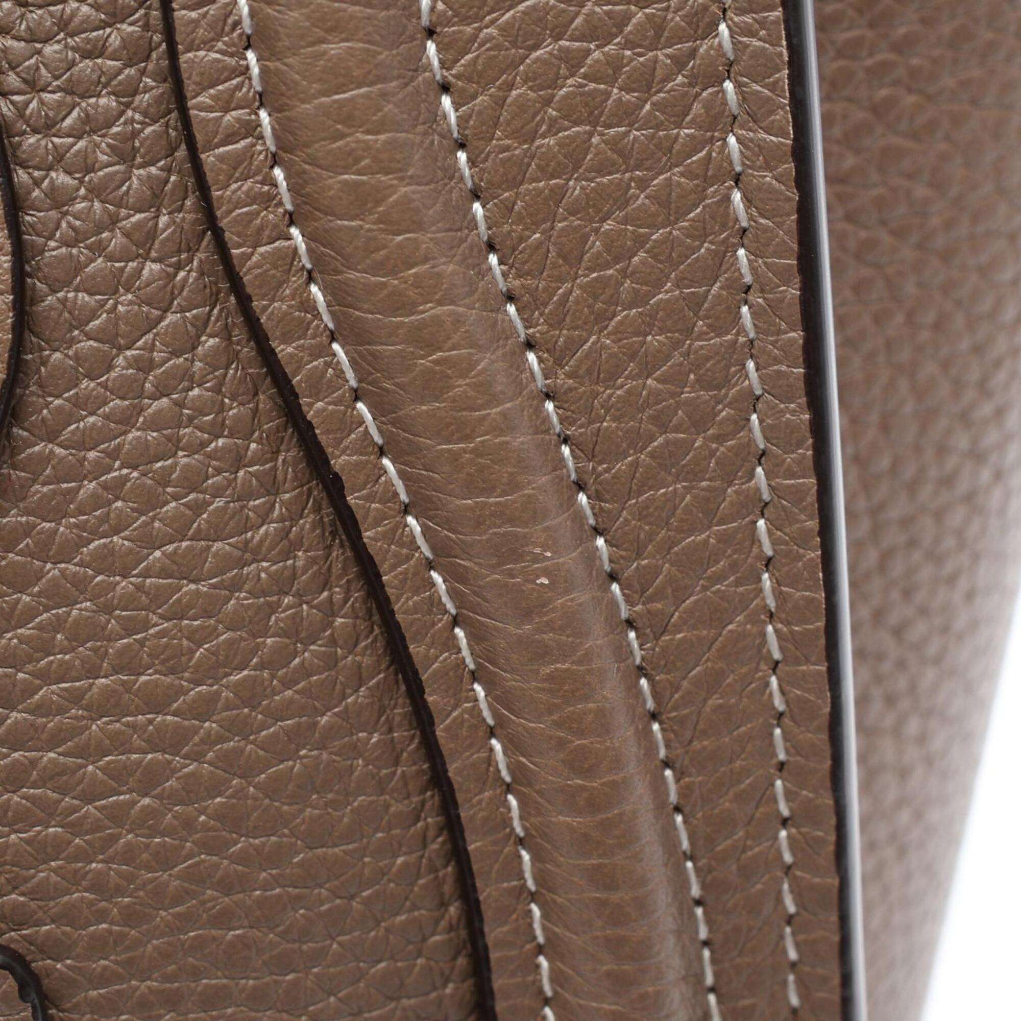 Celine Gray Leather Handbag (Pre-Owned)