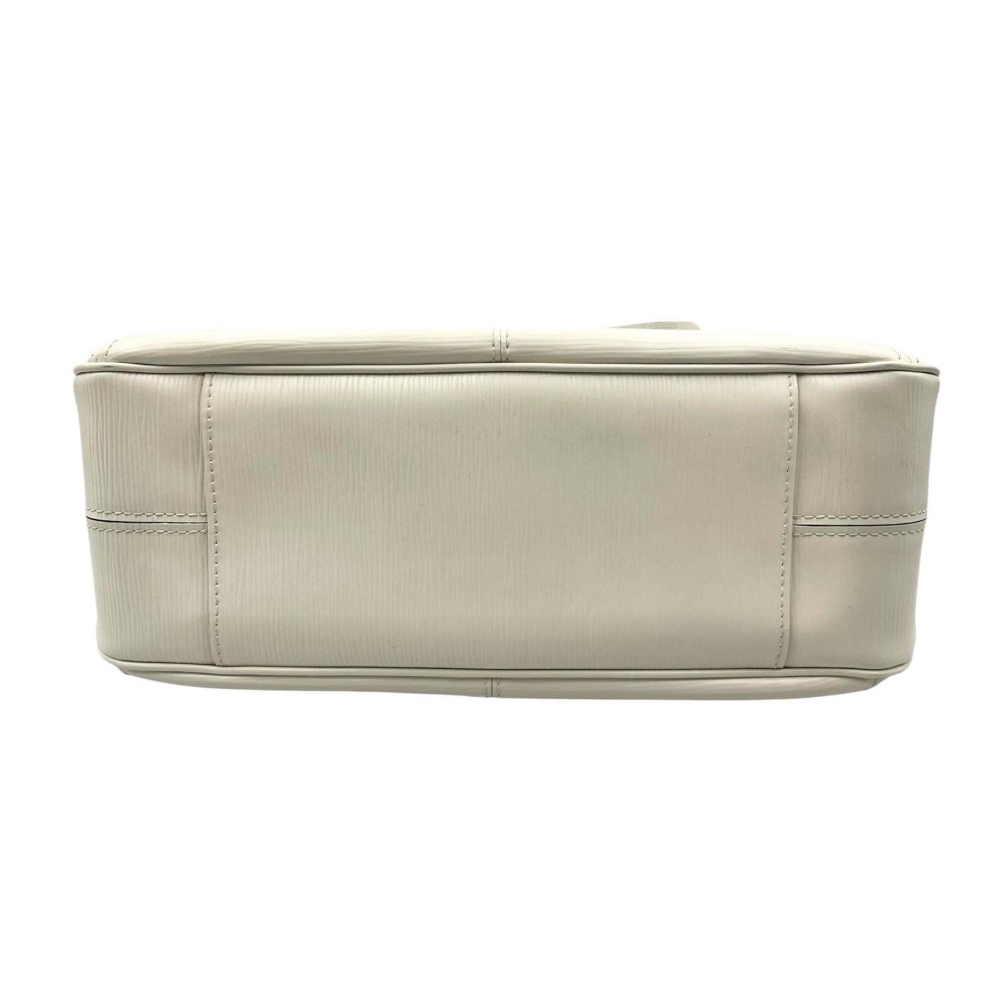 Louis Vuitton White Epi Leather Shoulder Bag (Pre-Owned)
