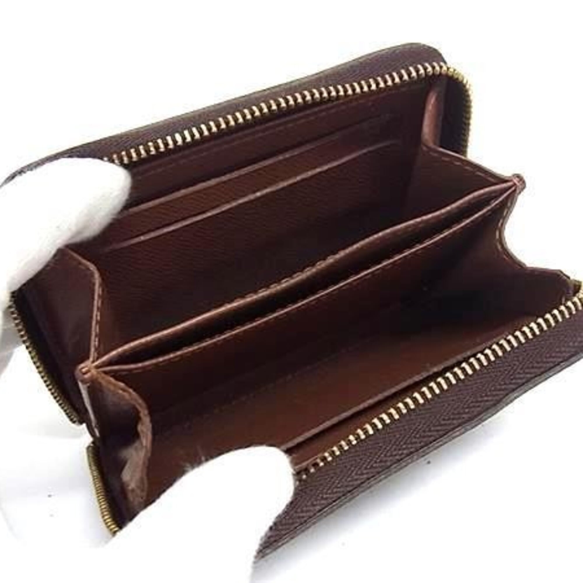 Louis Vuitton Monogram Brown Pvc Leather Coin Purse/Coin Case (Pre-Owned)