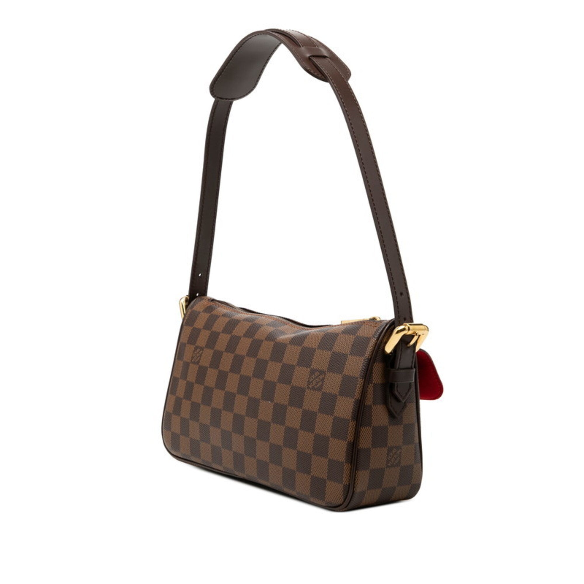 Louis Vuitton Brown Damier Canvas Pvc Leather Shoulder Bag (Pre-Owned)