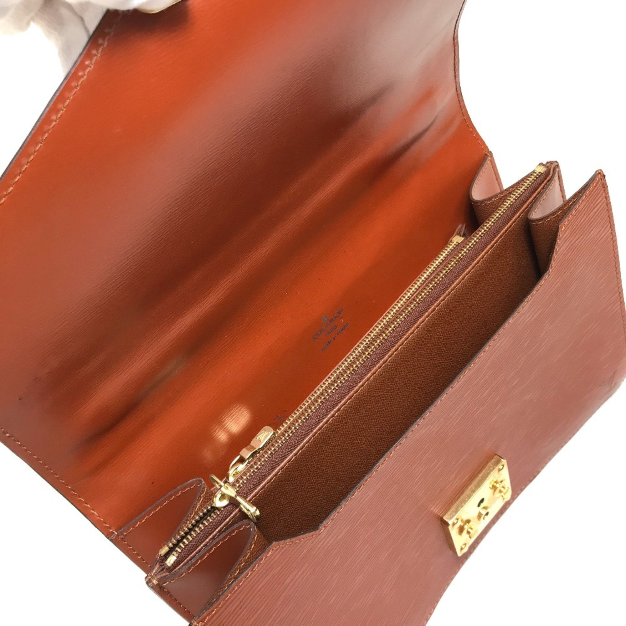 Louis Vuitton Brown Leather Handbag (Pre-Owned)