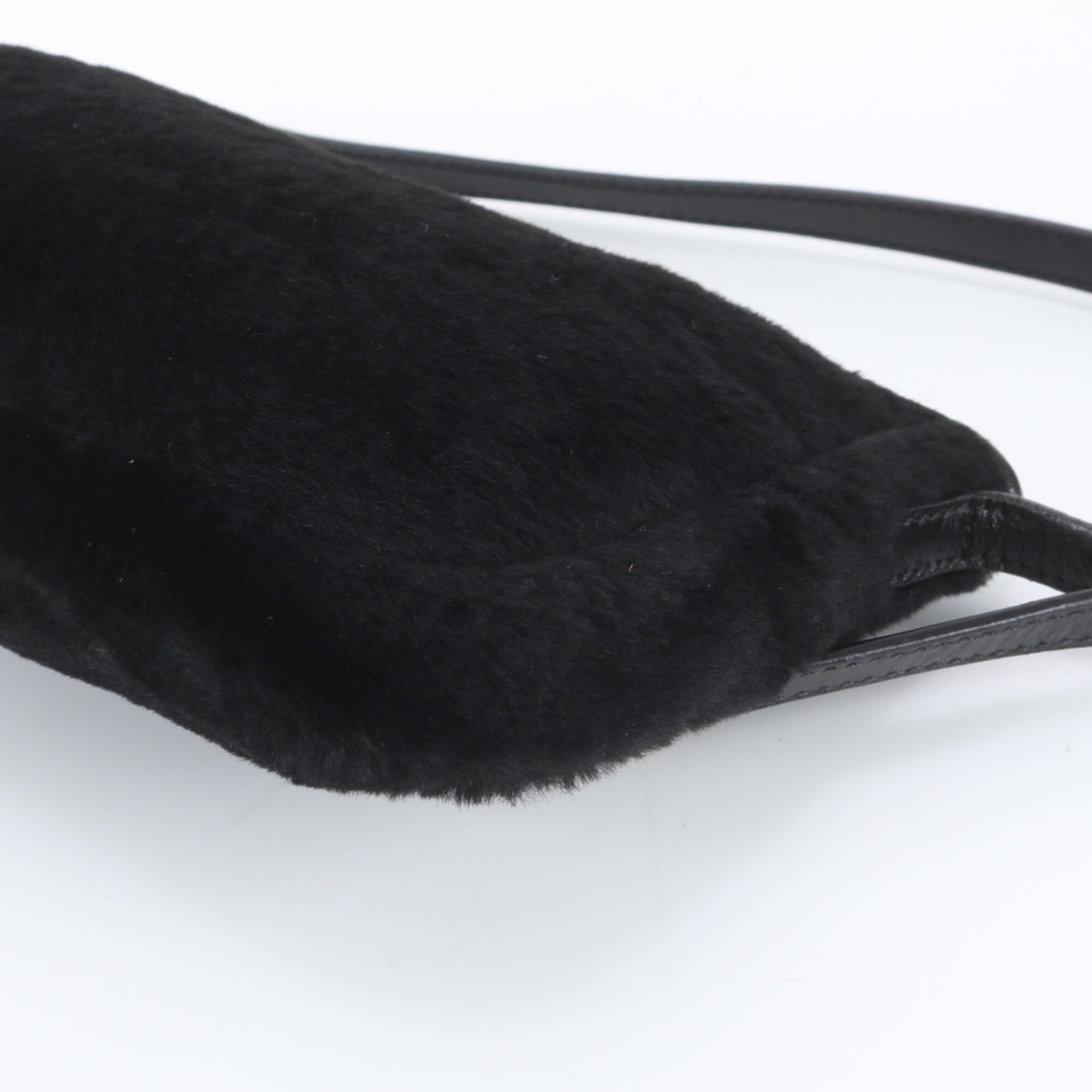Loewe Black Leather Handbag Shoulder Bag Tote Bag (Pre-Owned)