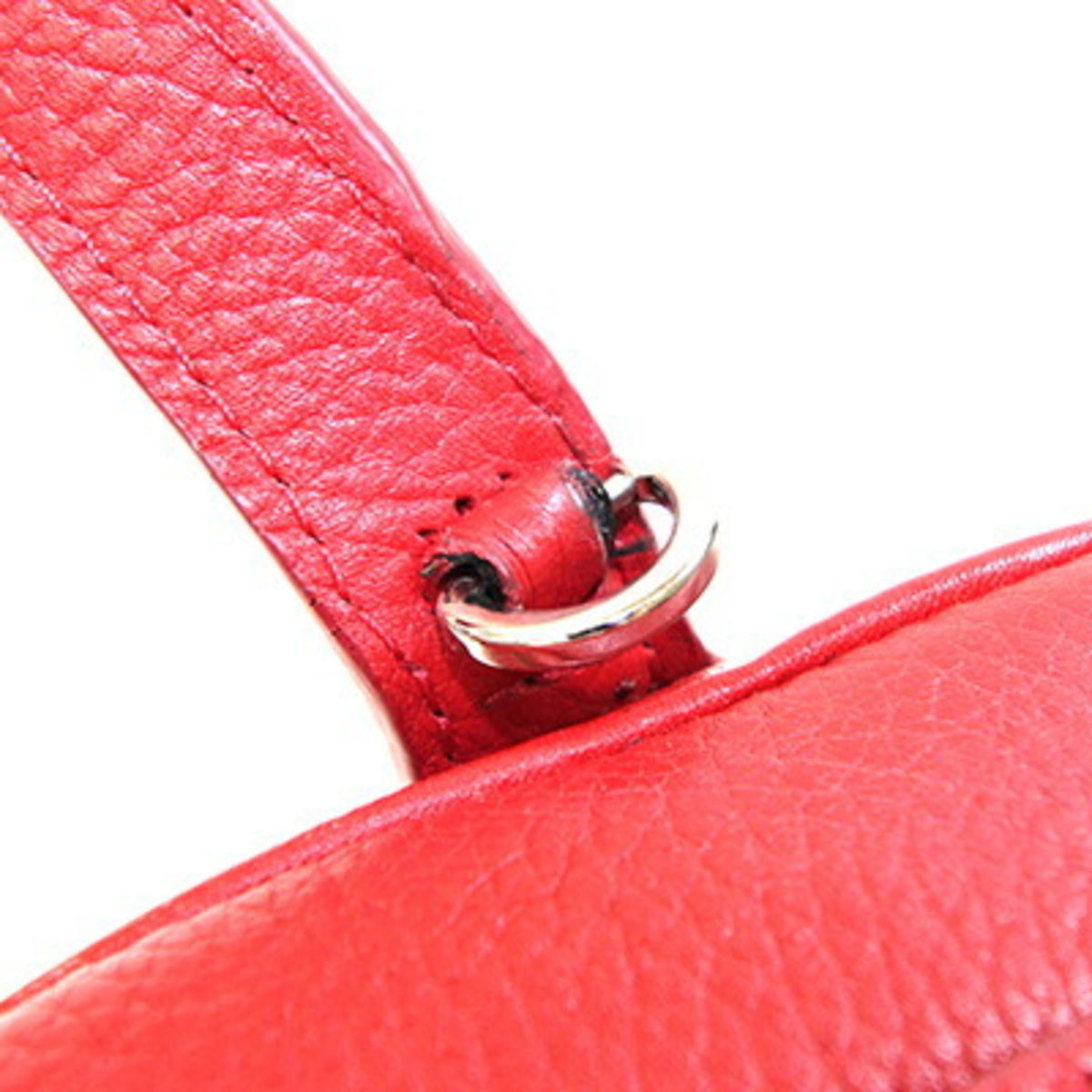 Louis Vuitton Cerise Red Color Leather Handbag (Pre-Owned)