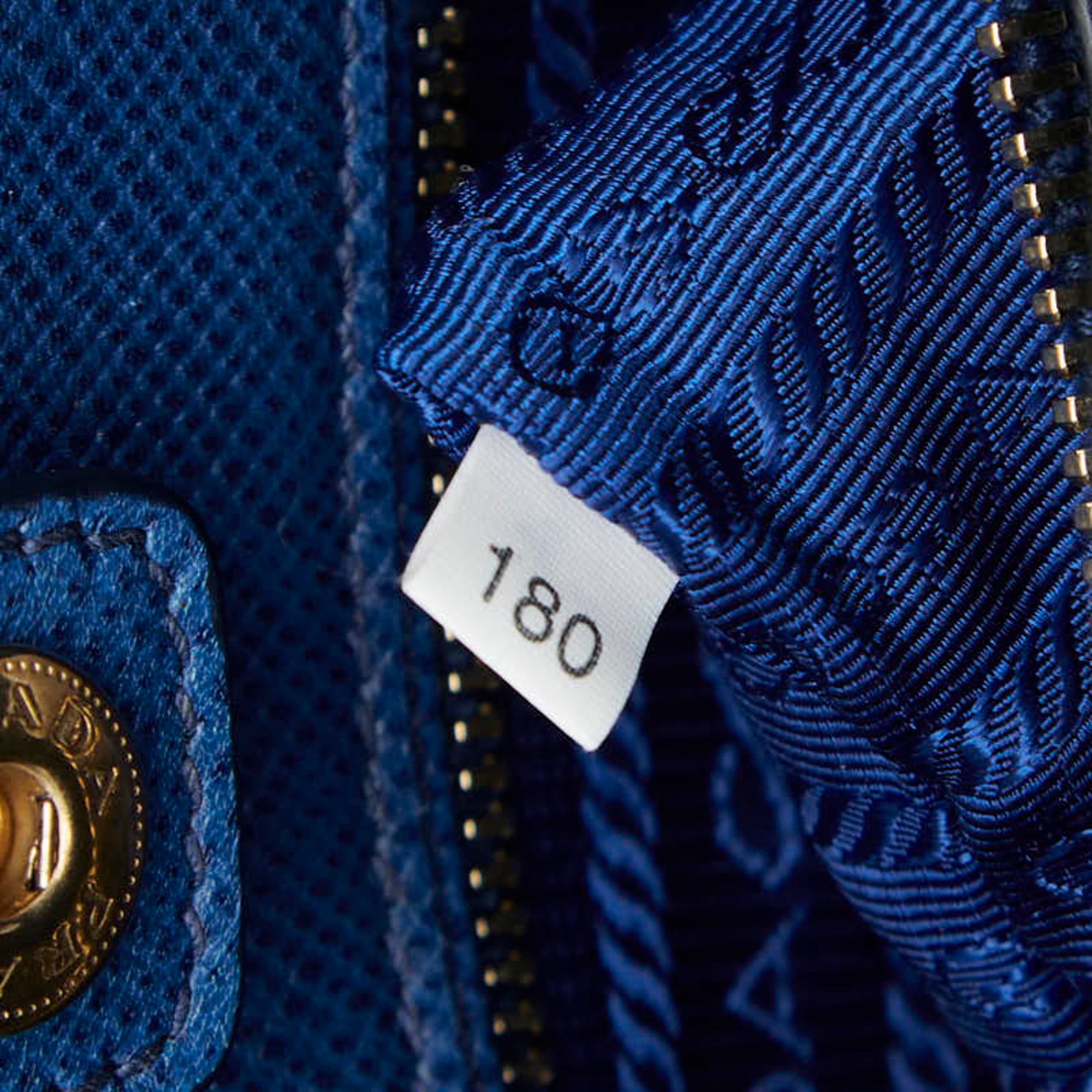 Prada Blue Leather Handbag (Pre-Owned)
