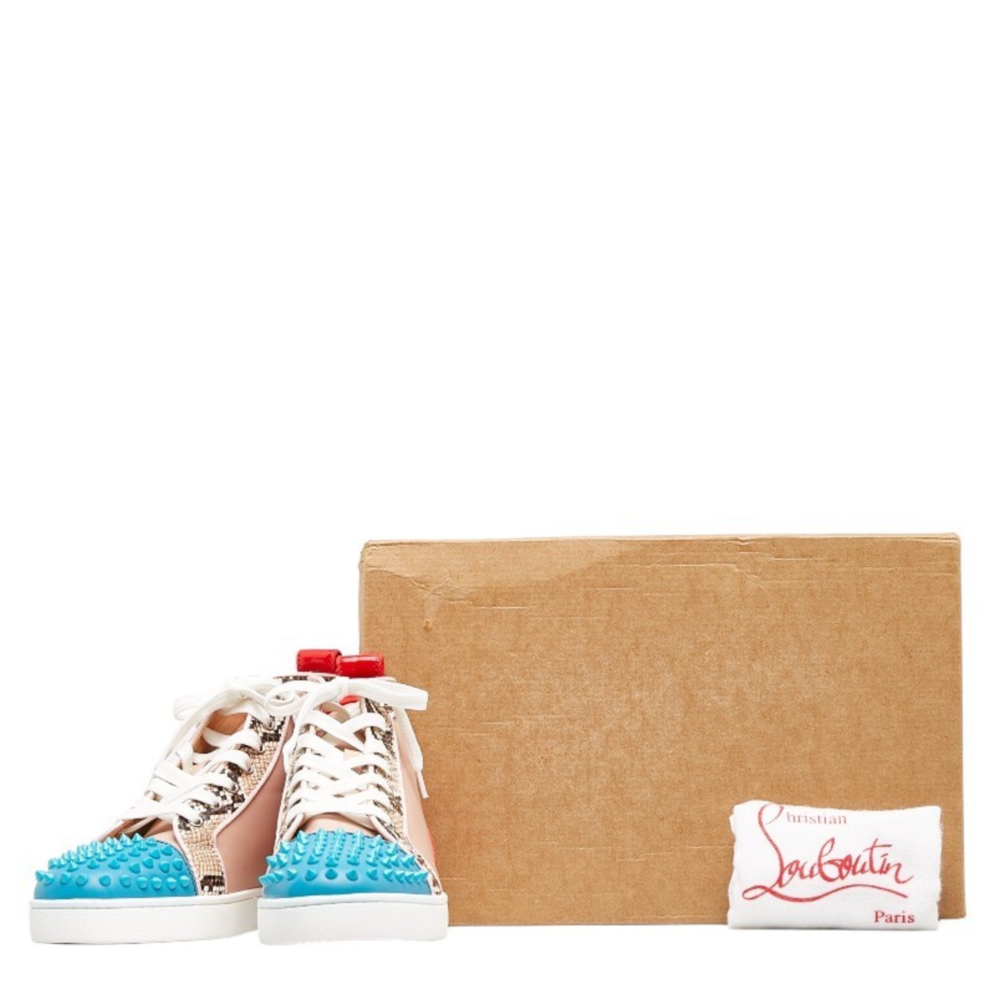Christian Louboutin Multi-Color Pink Sneakers (Pre-Owned)