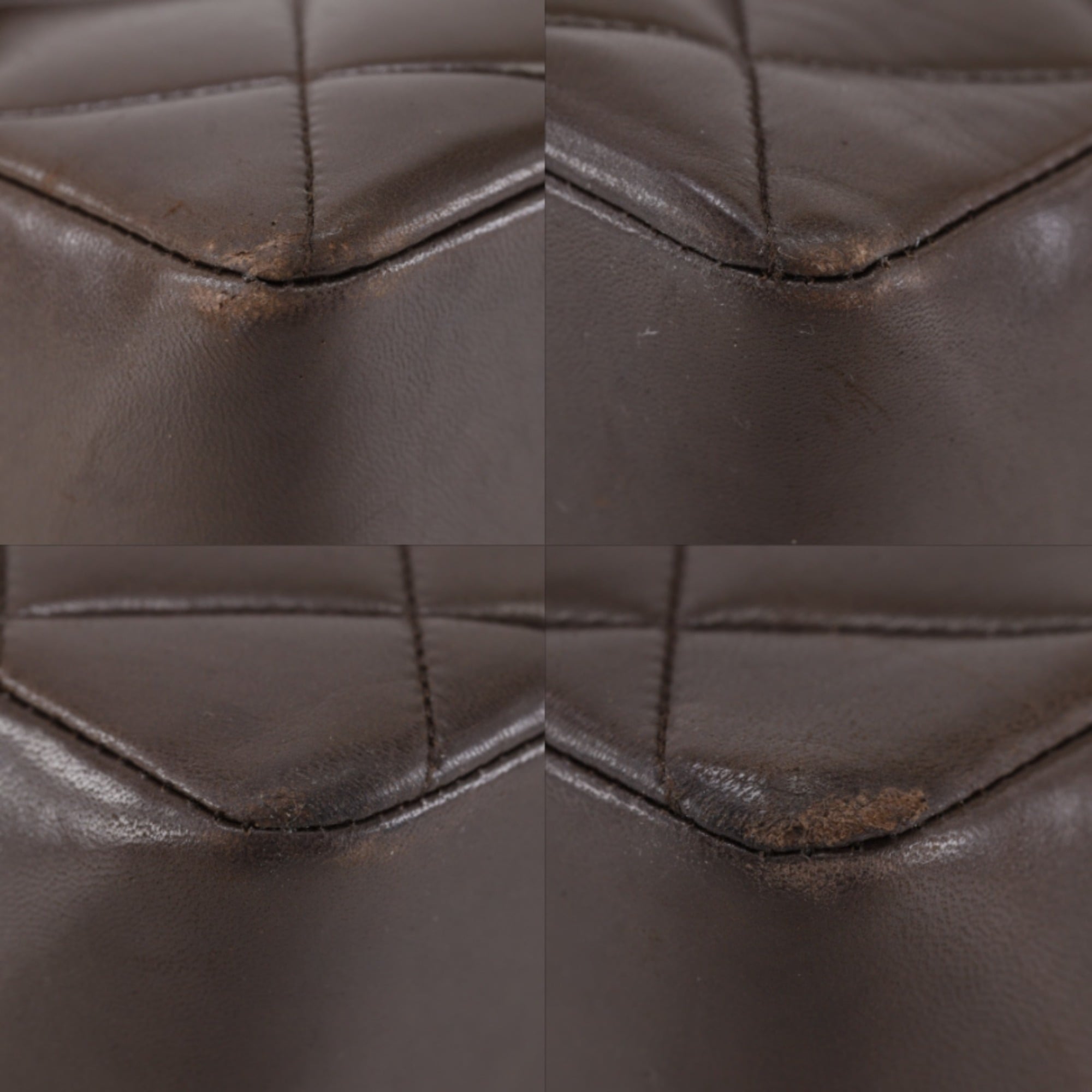 Chanel Brown Leather Shoulder Bag (Pre-Owned)