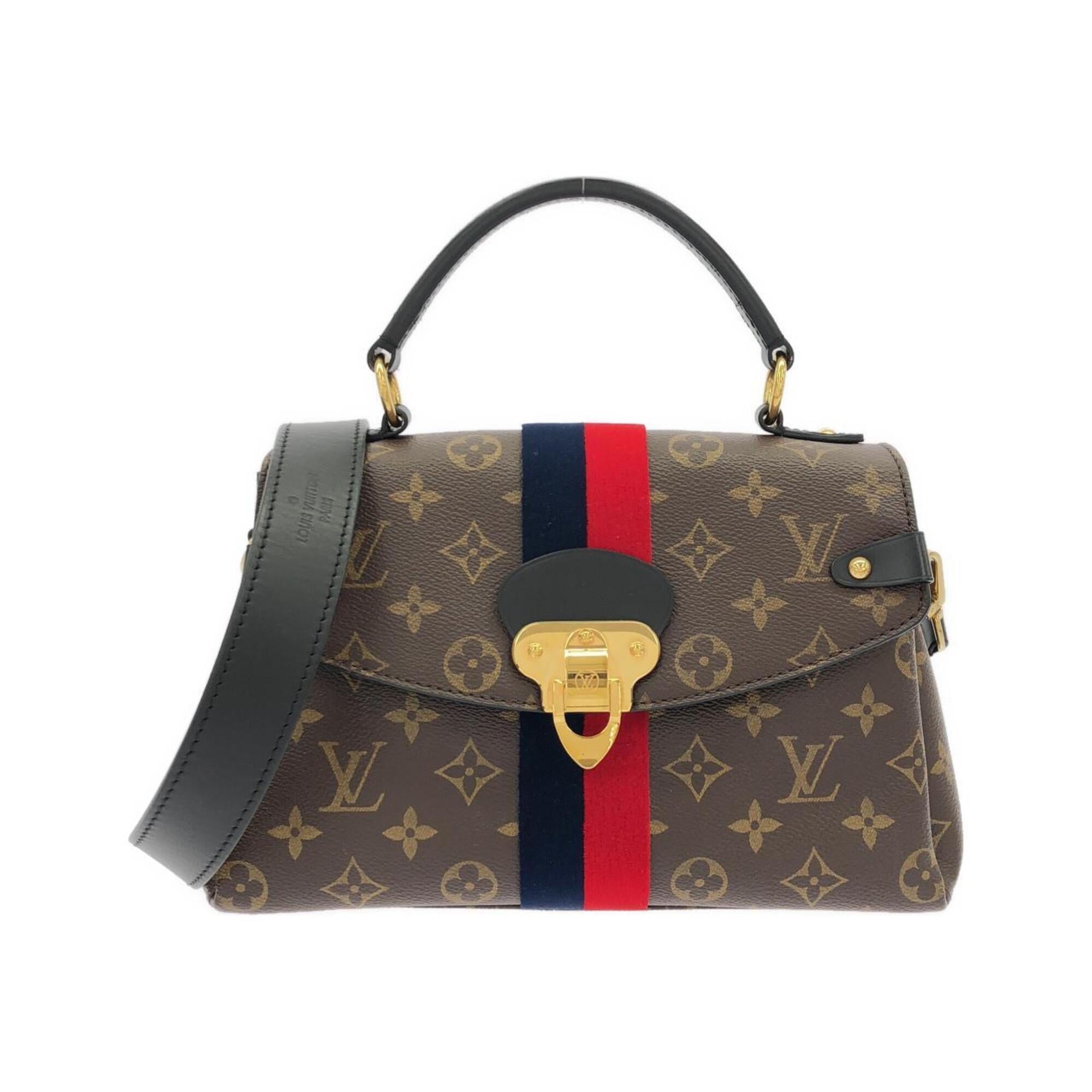 Louis Vuitton Brown Coated Canvas Handbag (Pre-Owned)