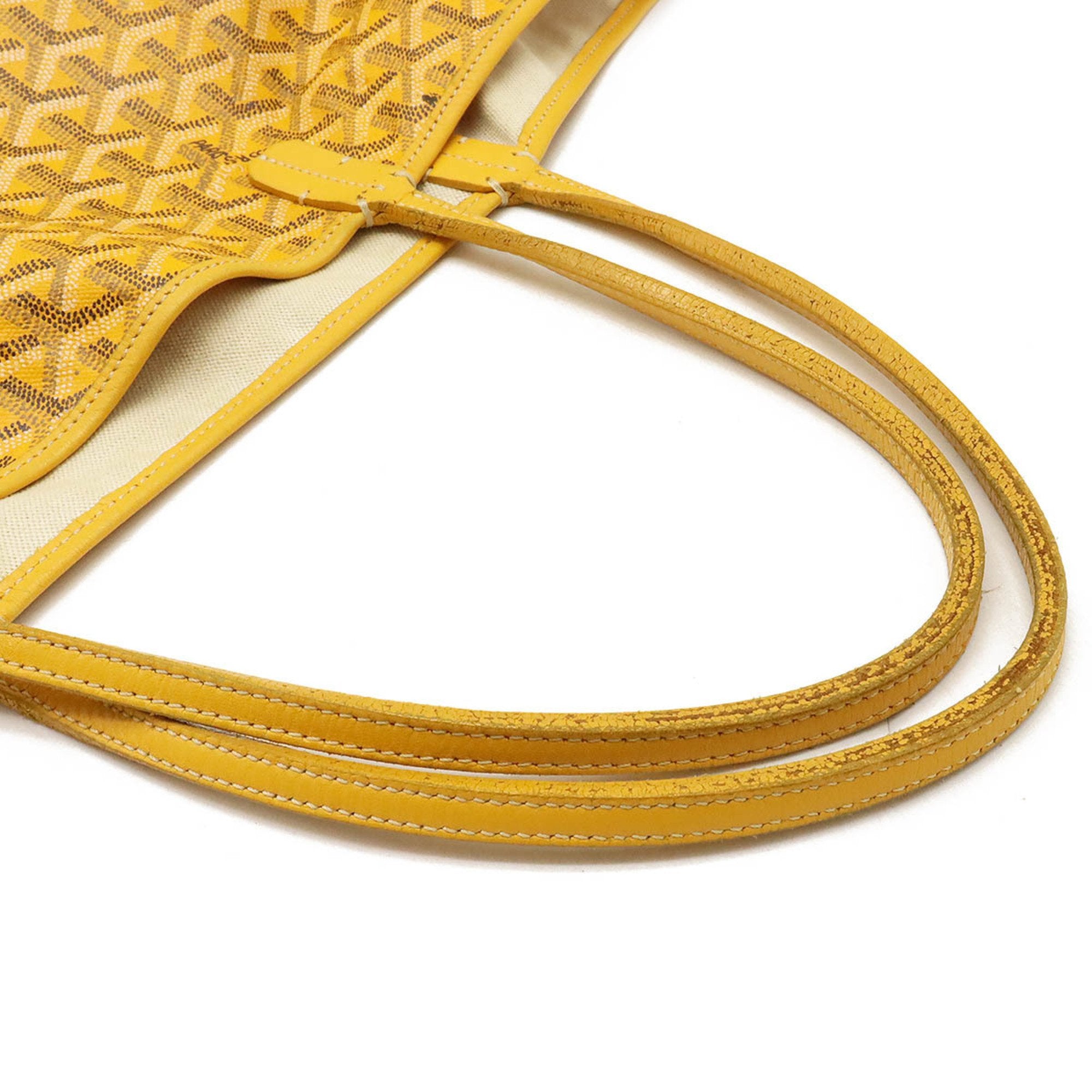 Goyard Yellow Pvc Leather Pouch Shoulder Bag Tote Bag (Pre-Owned)
