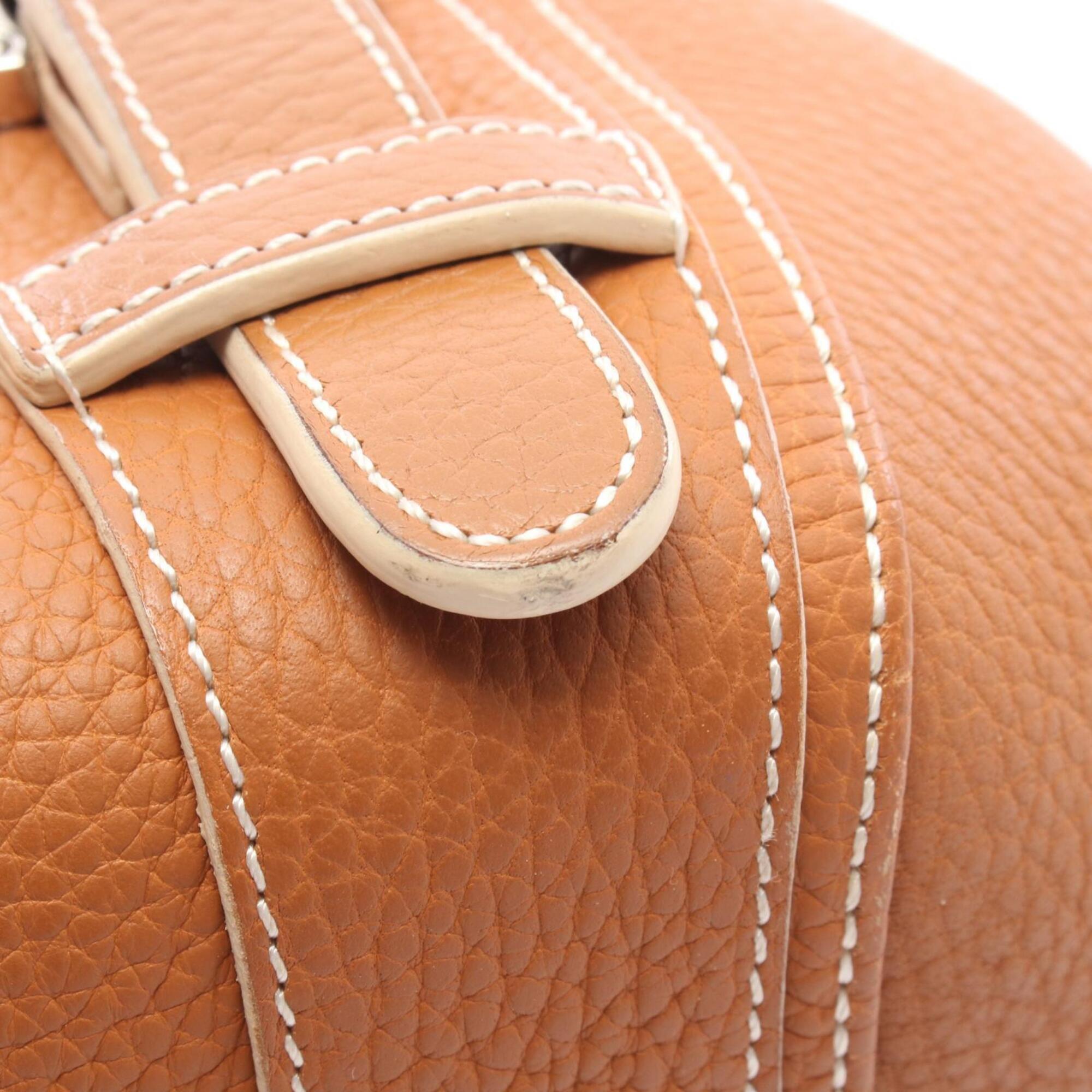 Loewe Senda Brown Leather Handbag (Pre-Owned)
