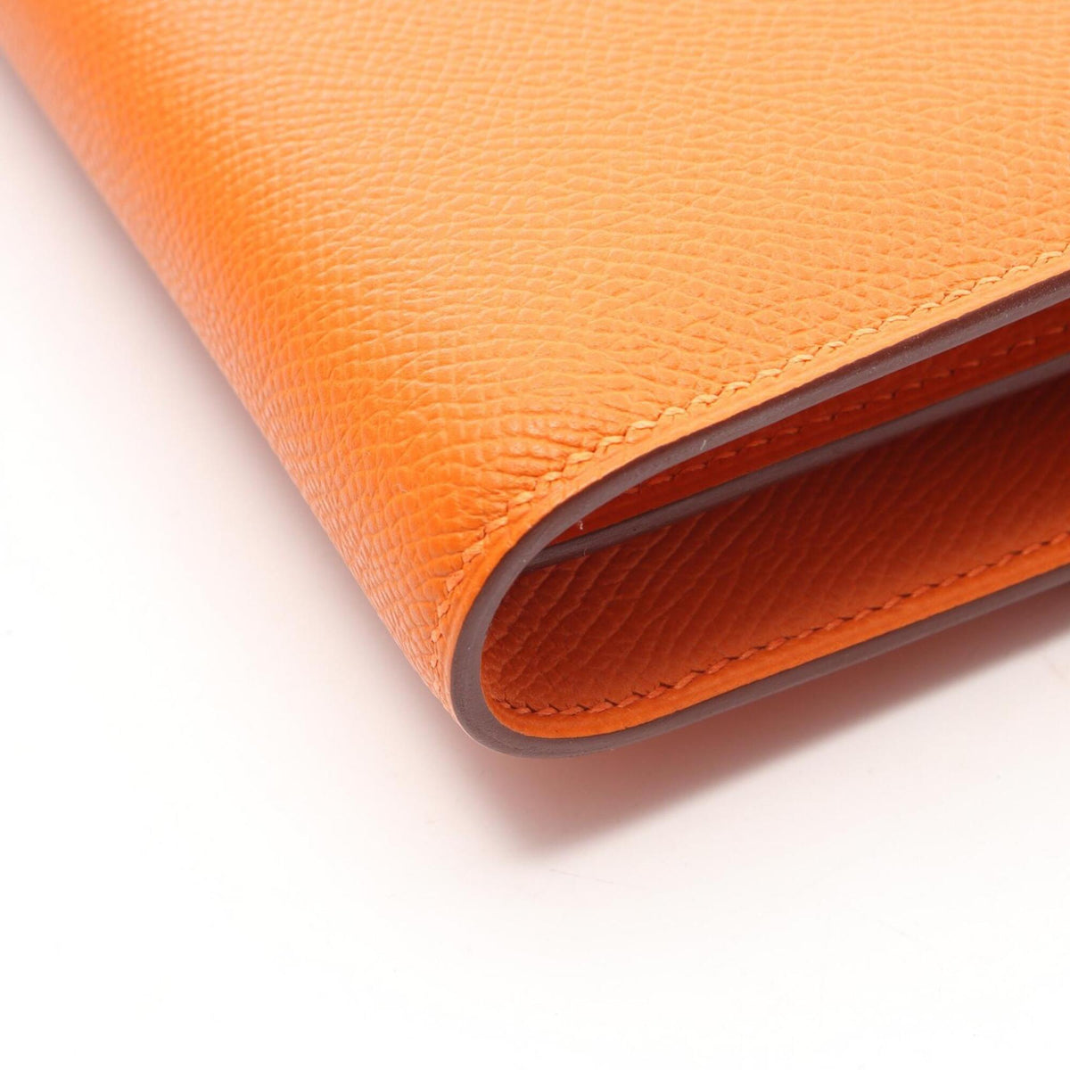 Hermes Orange Epsom Leather Leather Handbag Shoulder Bag (Pre-Owned)