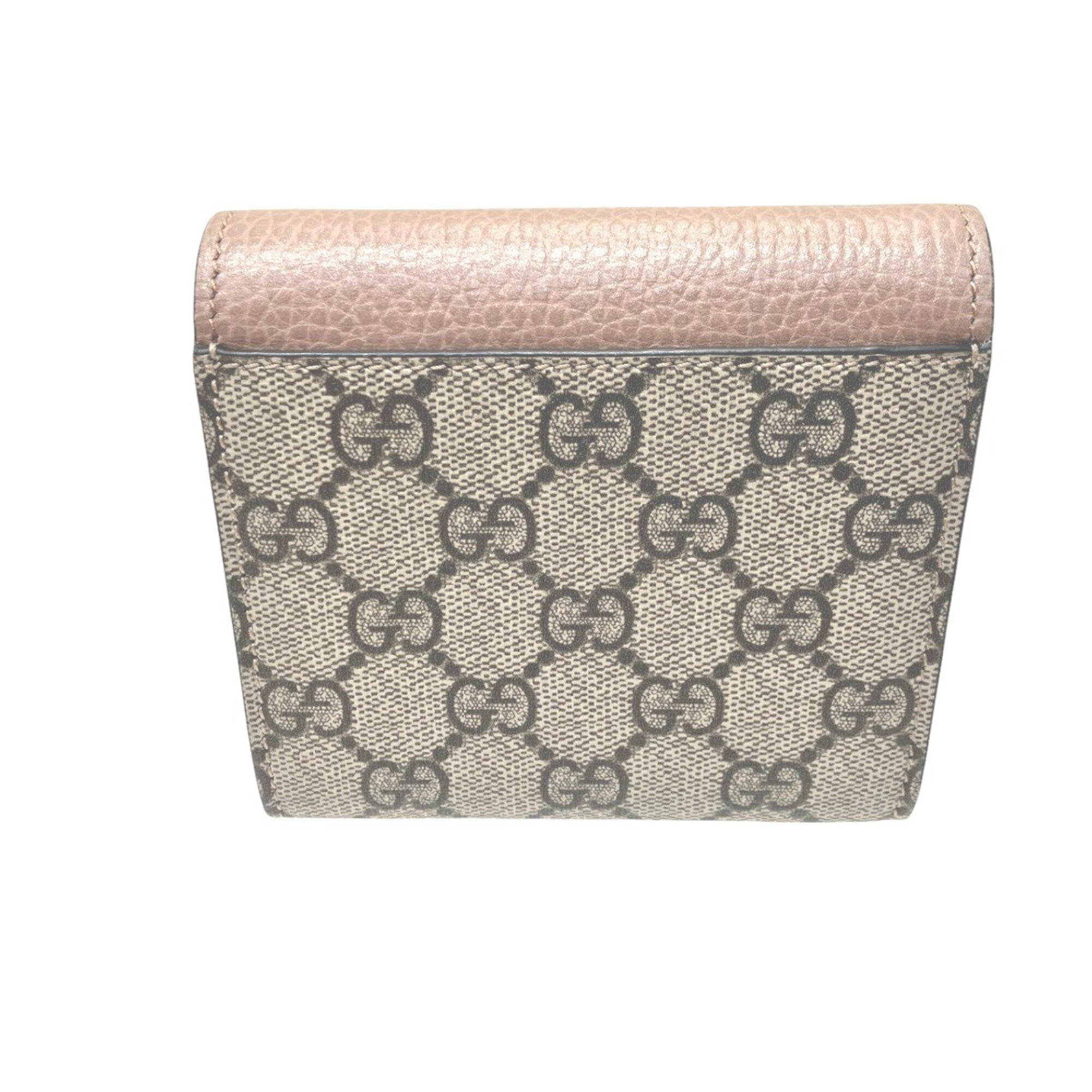 Gucci Beige Leather Wallet (Bi-Fold) (Pre-Owned)