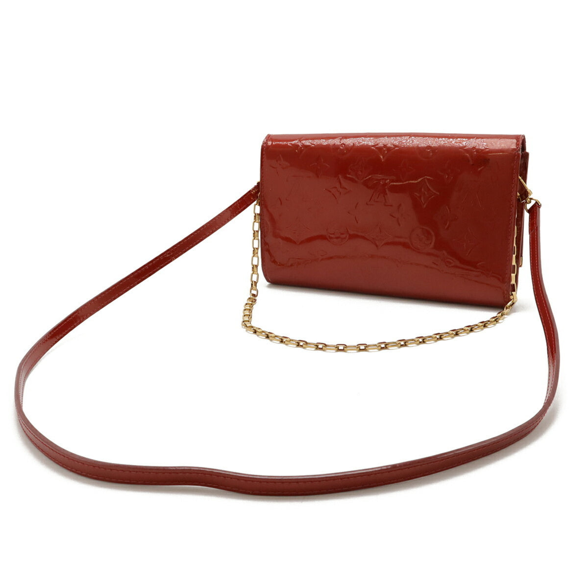 Louis Vuitton Red Color Clutch Bag Shoulder Bag (Pre-Owned)