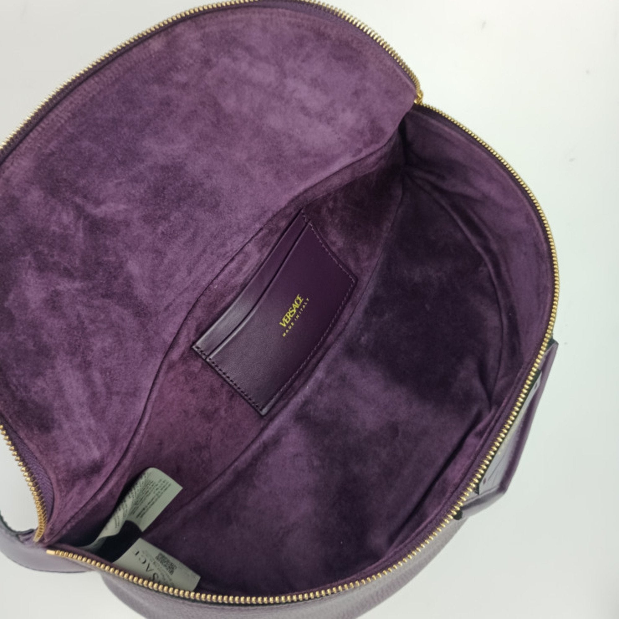 Versace Leather Fanny Pack Sling Bag (Pre-Owned)