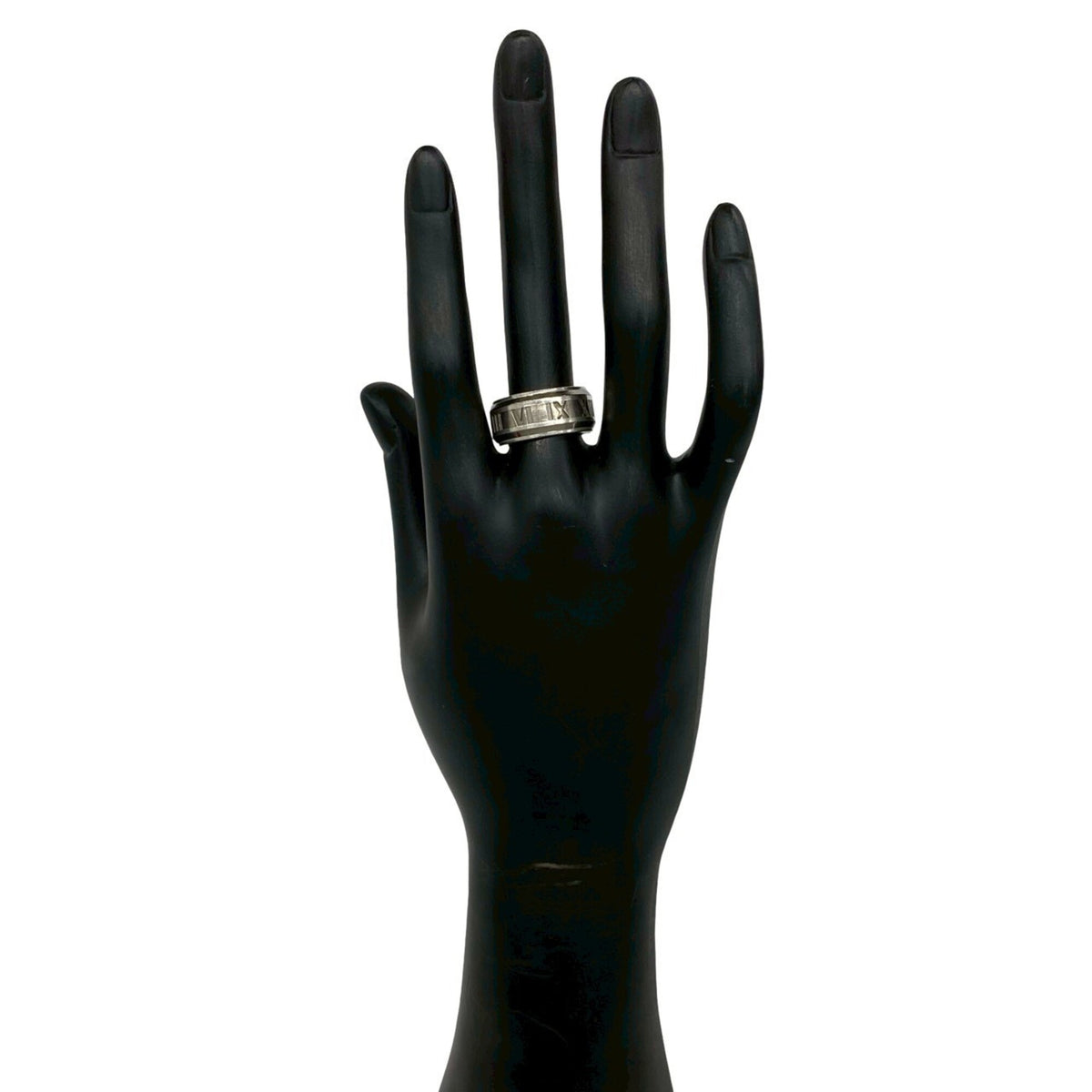Tiffany Silver Silver 925 Band Ring (Pre-Owned)