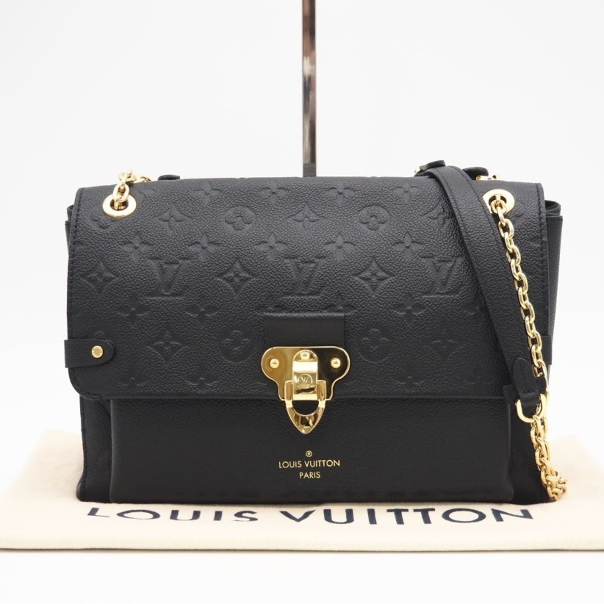 Louis Vuitton Black Monogram Empreinte Shoulder Bag (Pre-Owned)