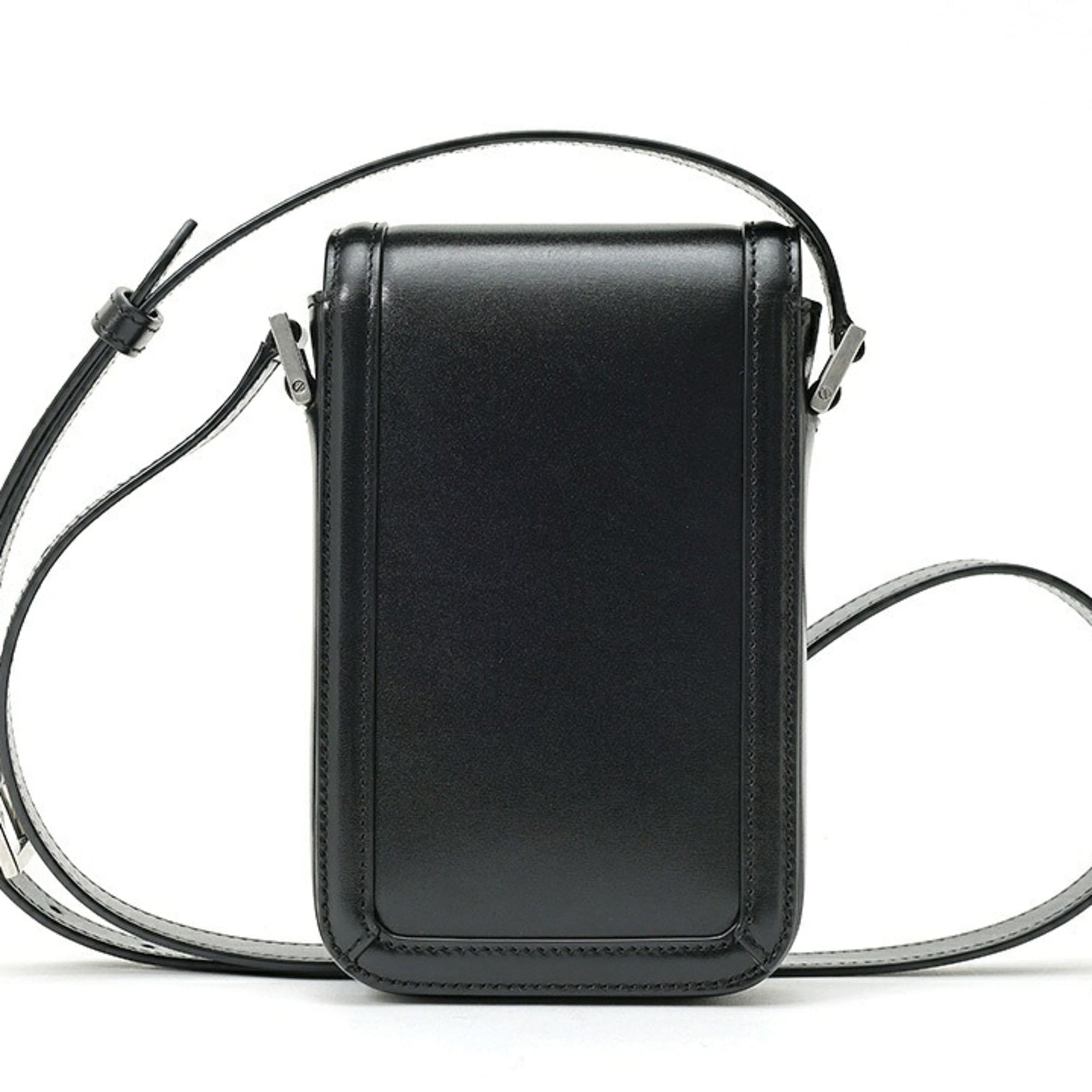 Saint Laurent Black Leather Shoulder Bag (Pre-Owned)