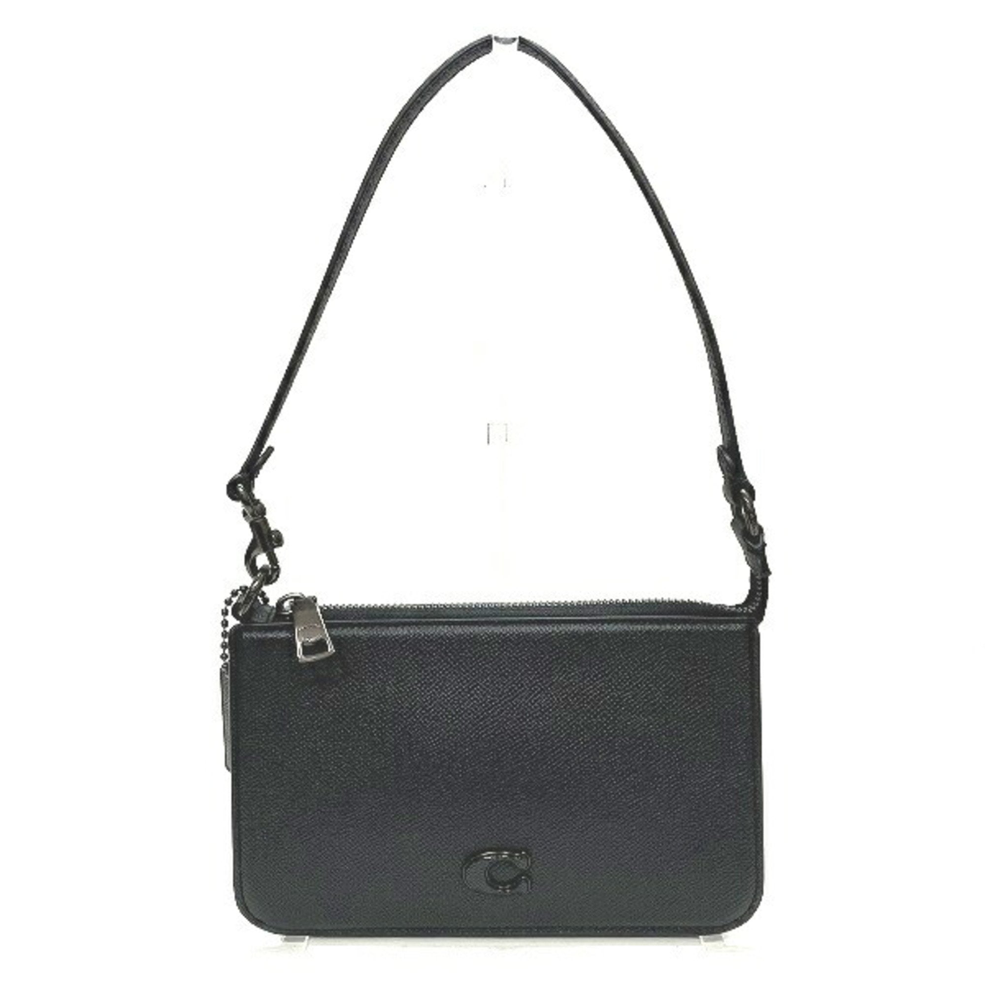 Coach Black Leather Handbag Pouch (Pre-Owned)