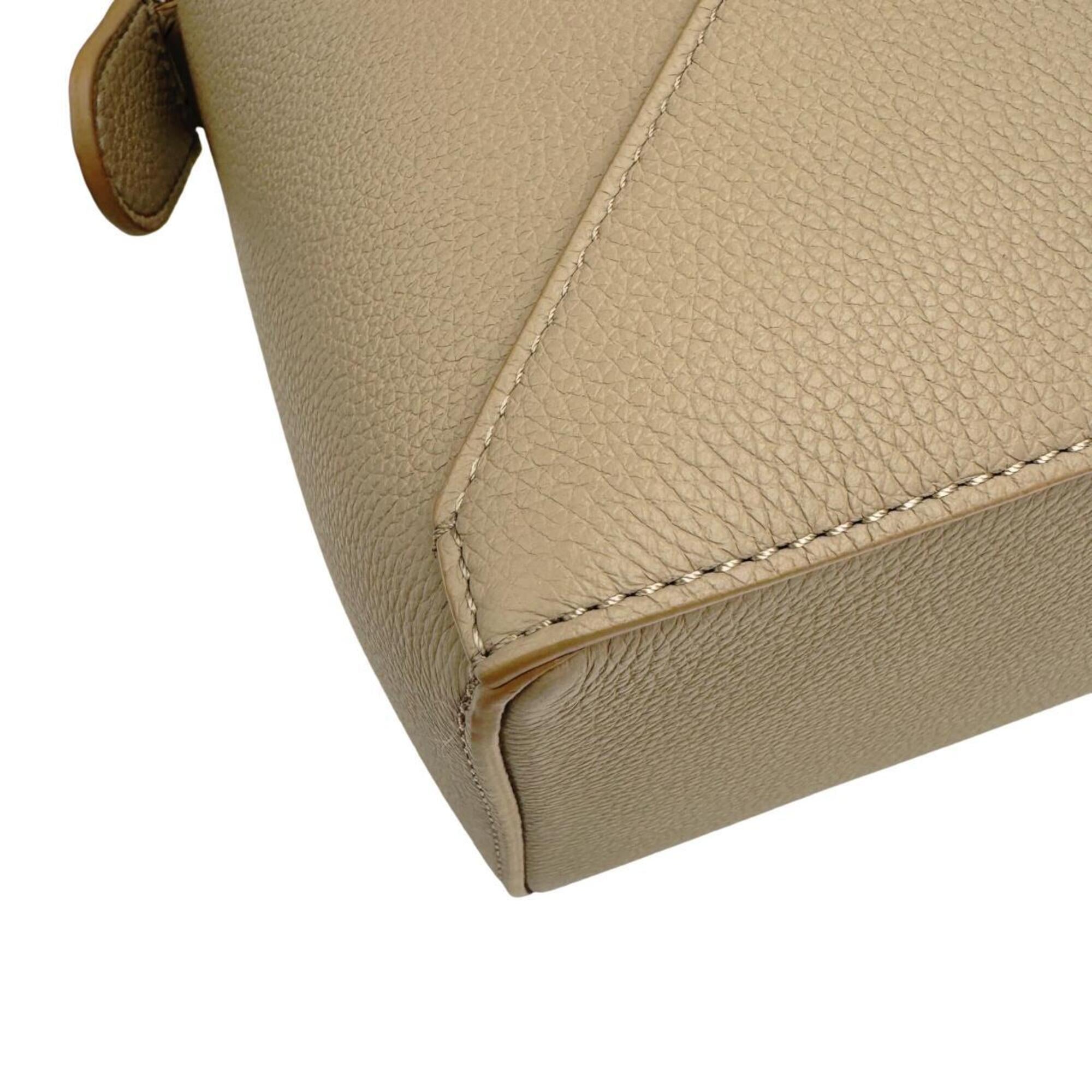 Loewe Sand Leather Handbag Shoulder Bag (Pre-Owned)