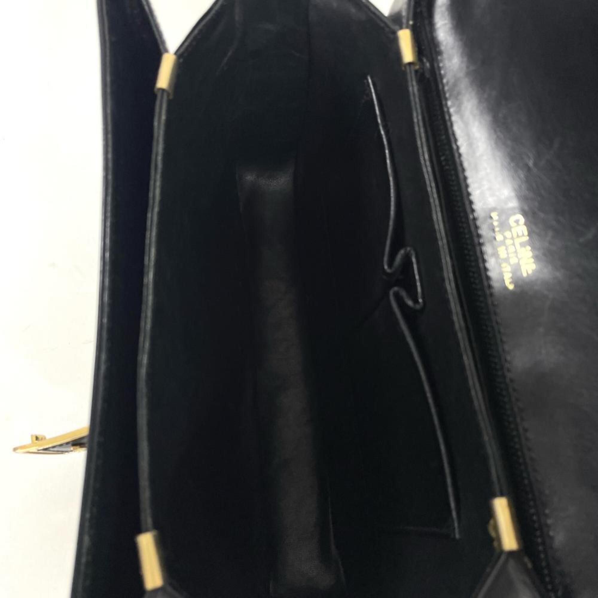 Celine Black Leather Shoulder Bag (Pre-Owned)