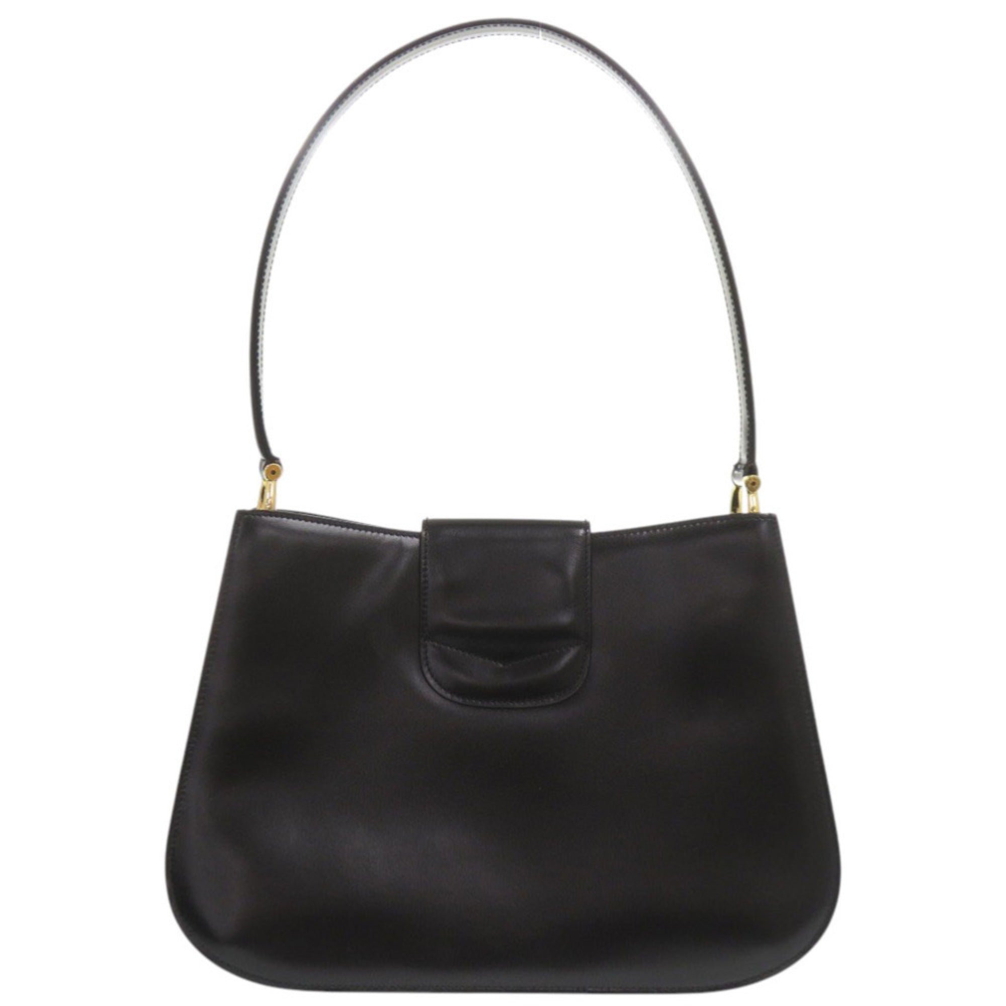 Celine Black Leather Shoulder Bag (Pre-Owned)