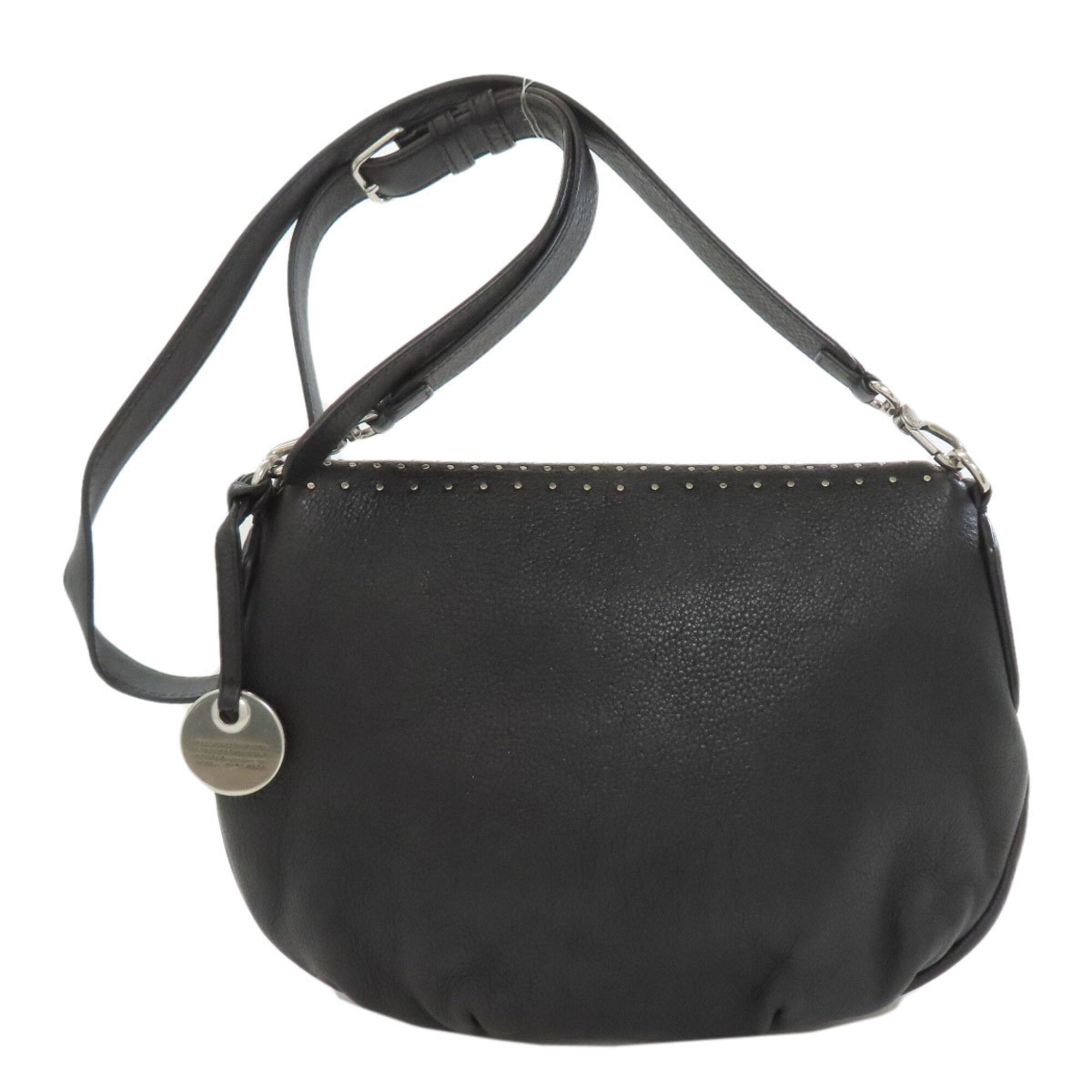 Marc By Marc Jacobs Black Leather Shoulder Bag (Pre-Owned)
