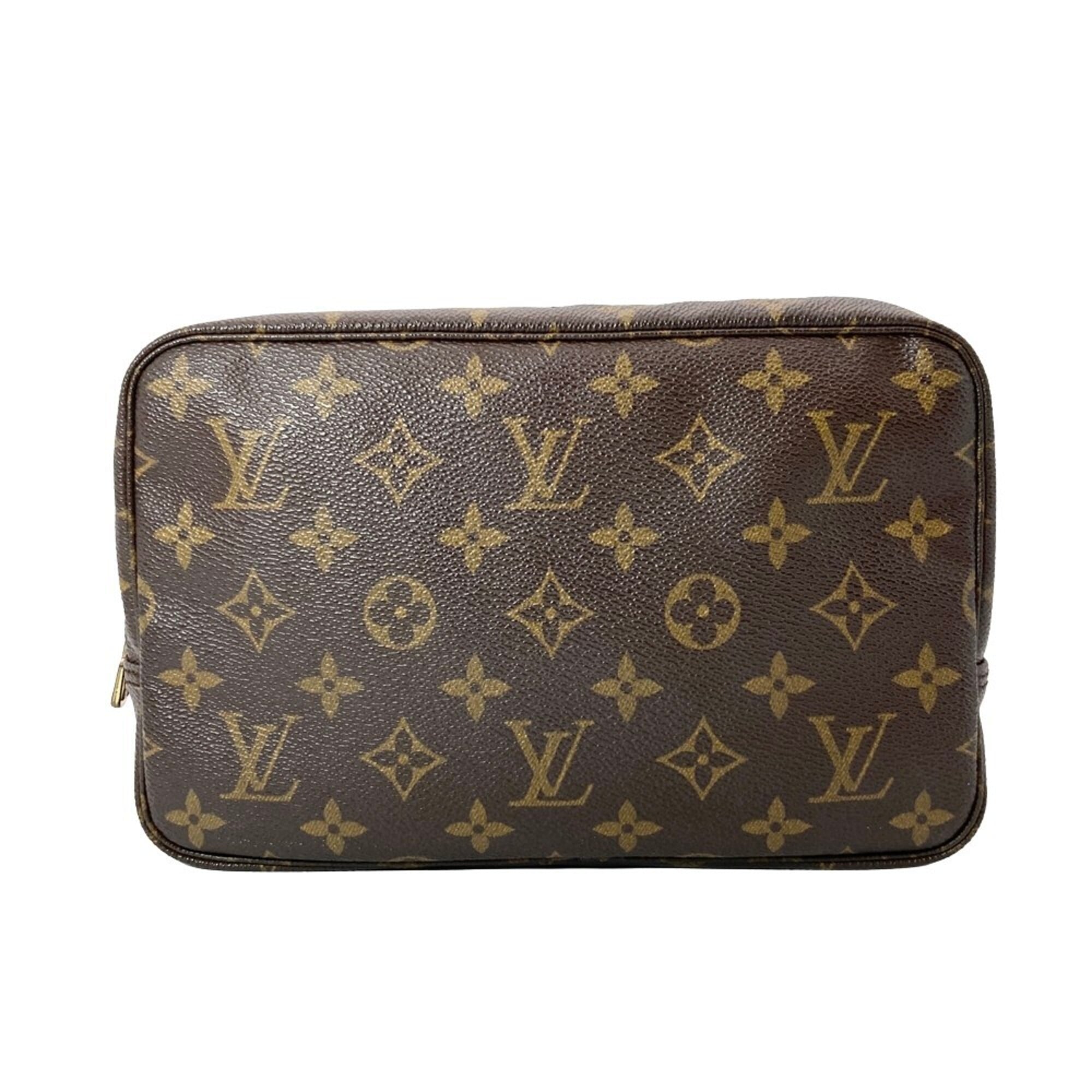 Louis Vuitton Brown Monogram Handbag Pouch (Pre-Owned)
